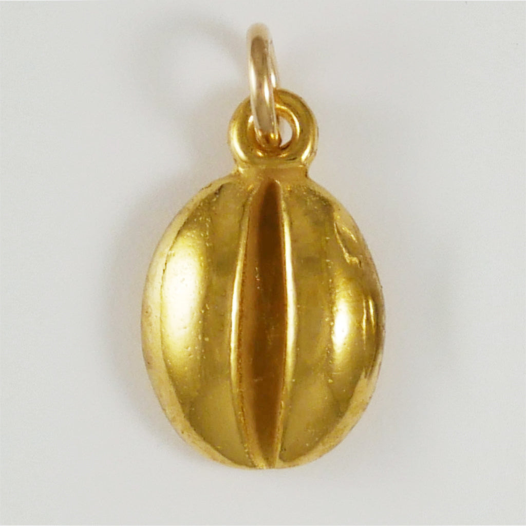 gold vermeil coffee bean