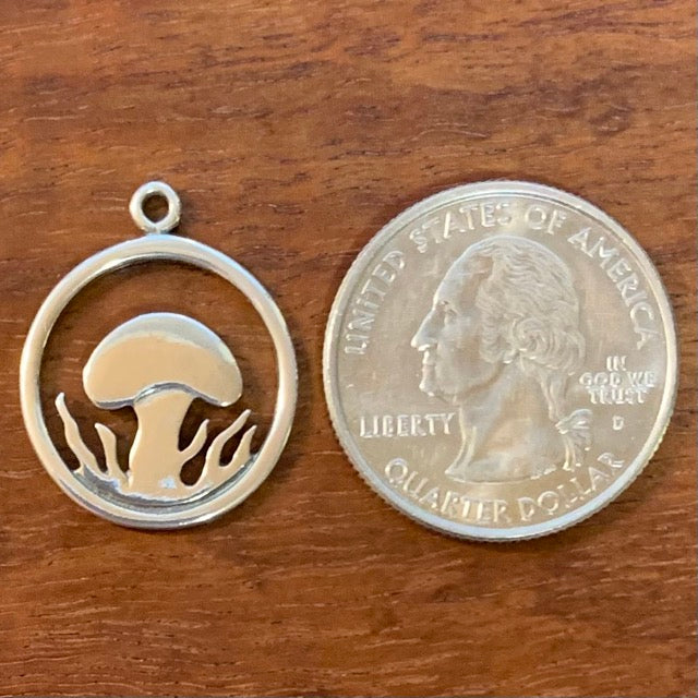 Mushroom In Ring - CharmWorks