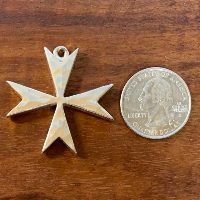 Large Maltese Cross Pendant - CharmWorks