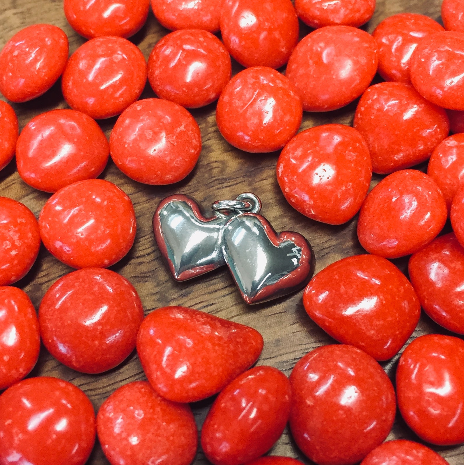 Double Heart Charm - Charmworks