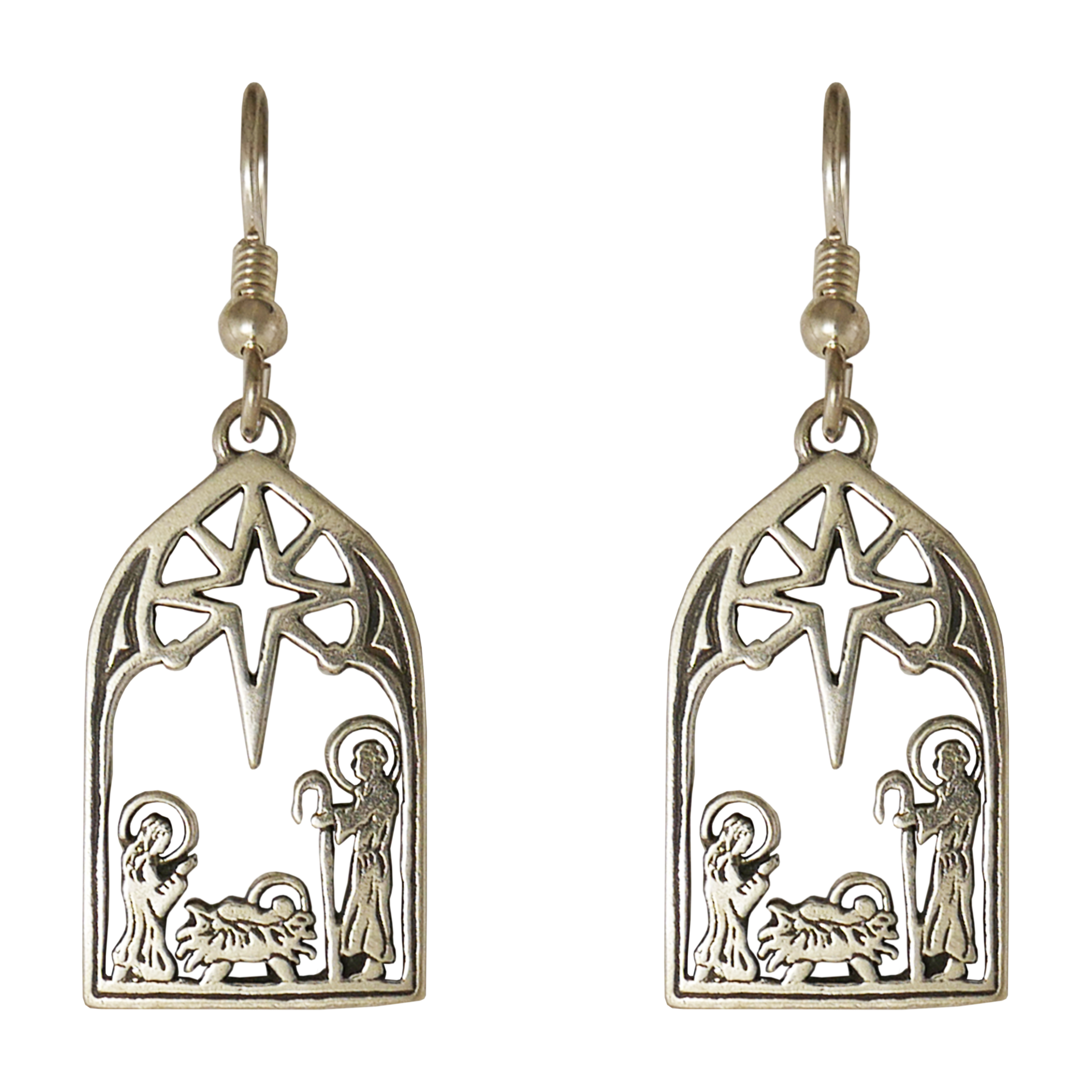 Nativity Scene Earrings - Charmworks