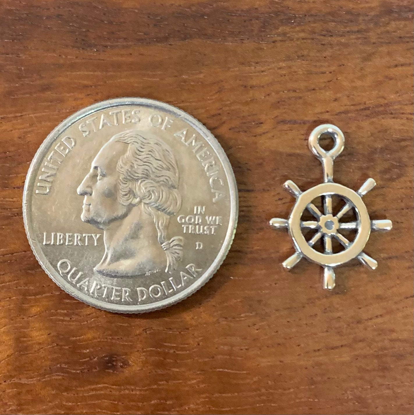 Ship Wheel Charm - Charmworks