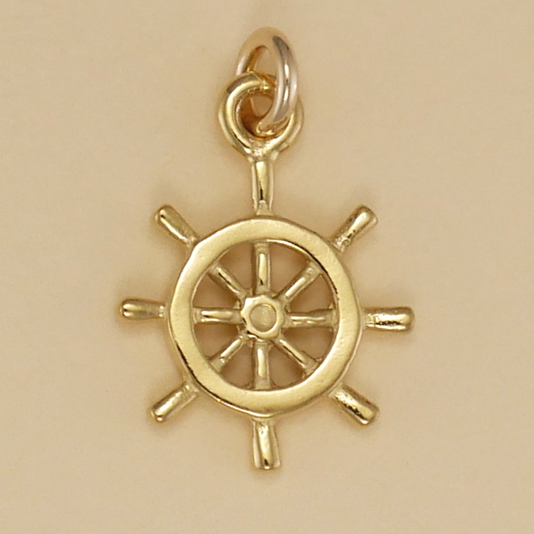 Ship Wheel Charm - Charmworks