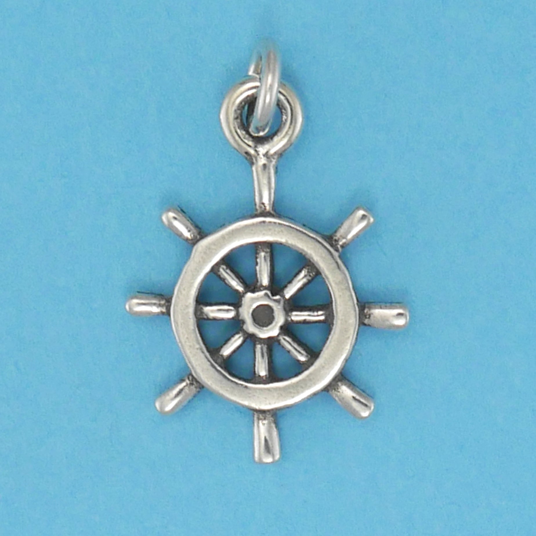 Ship Wheel Charm - Charmworks