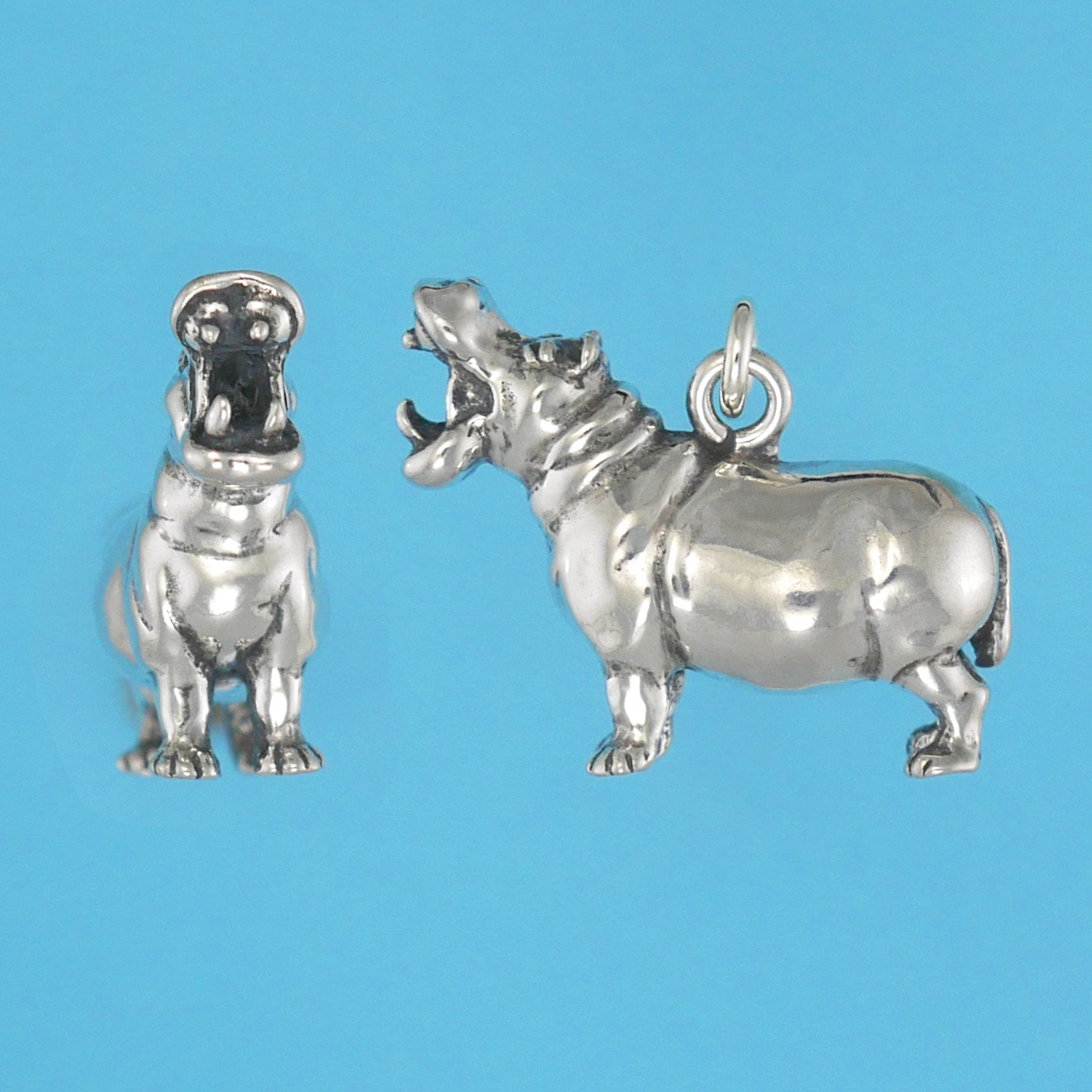 Hippopotamus Pendant - Charmworks