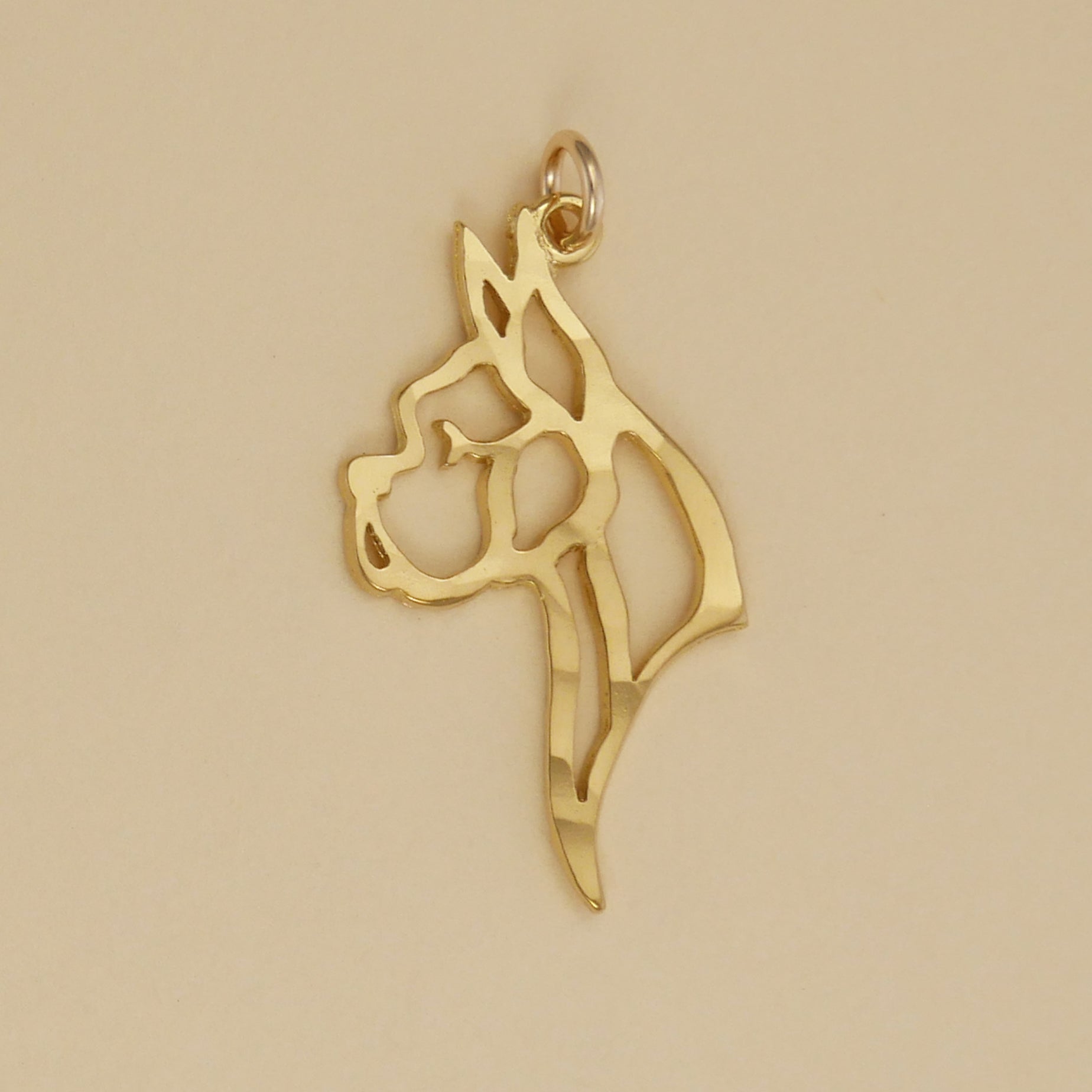 Boxer Head Charm - Charmworks