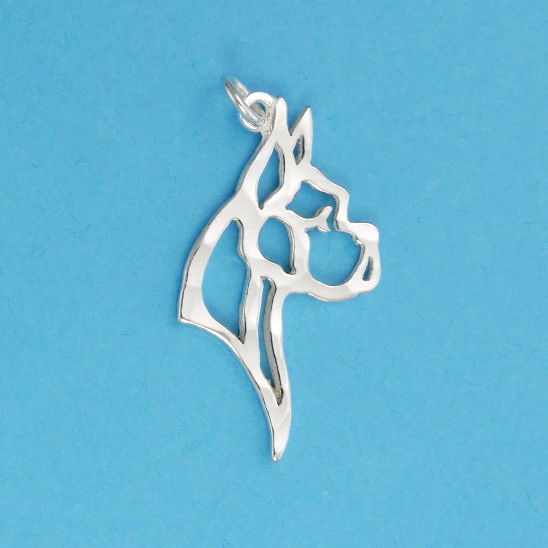 Boxer Head Charm - Charmworks