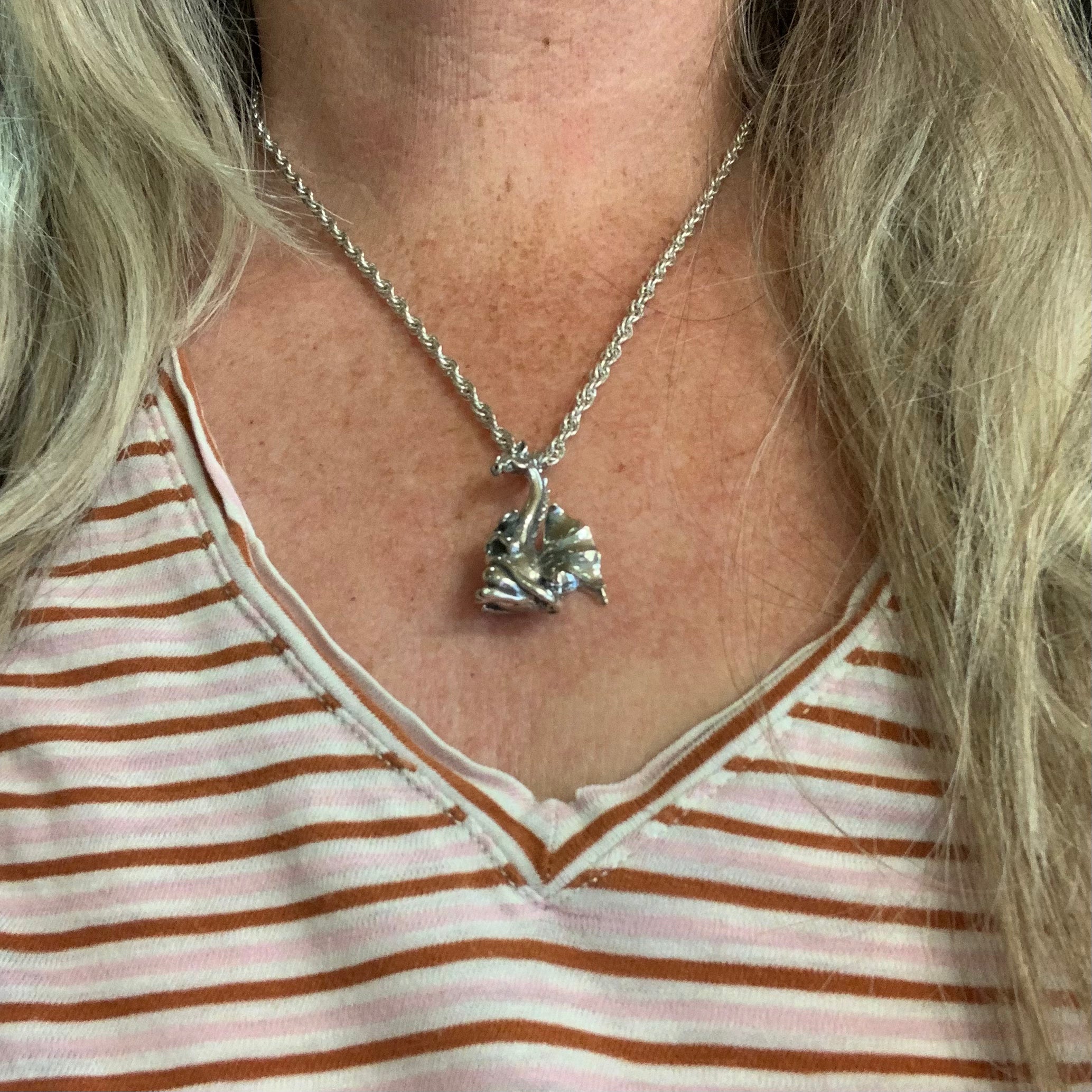 Reticent Dragon Pendant - Charmworks