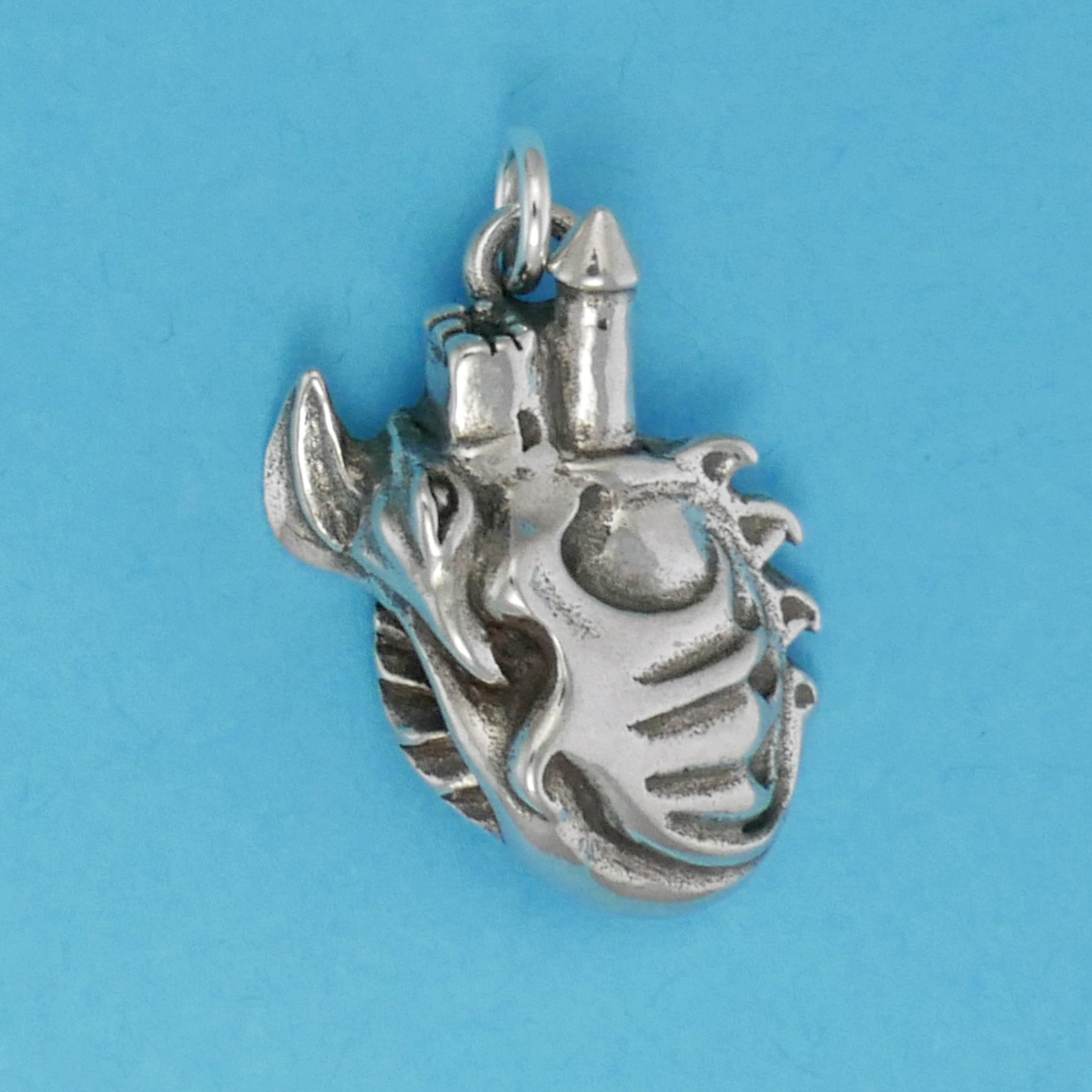 Dragon And Castle Charm - Charmworks