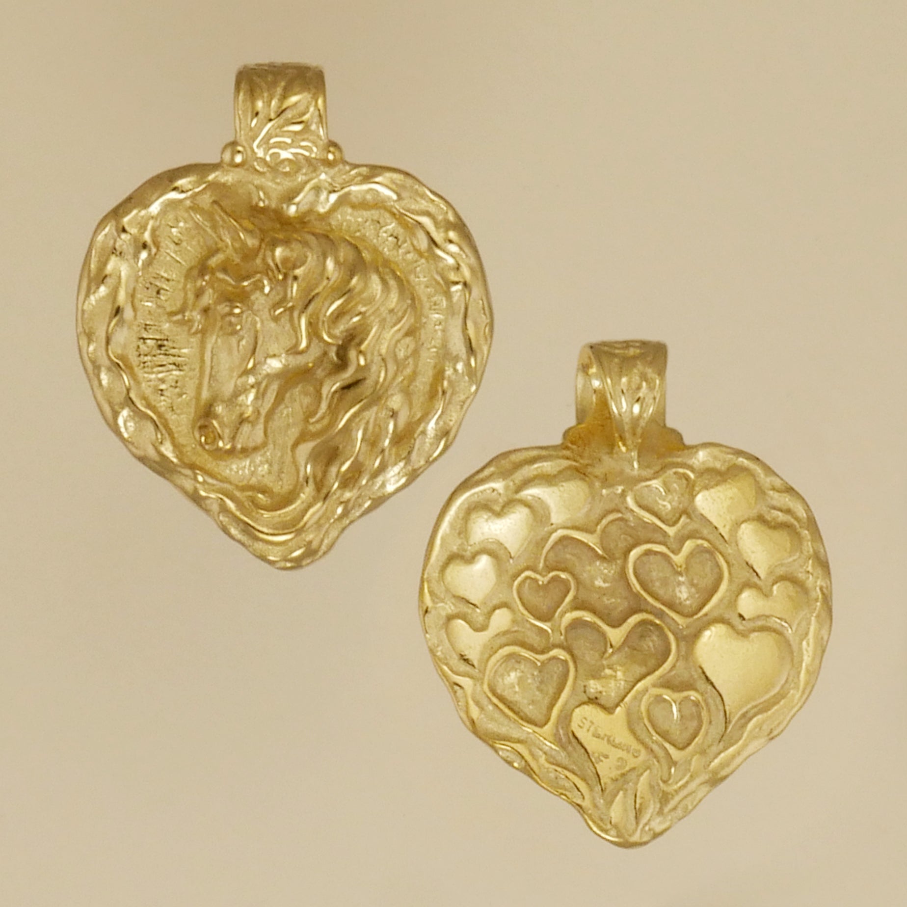 Horse Head Heart Pendant - Charmworks