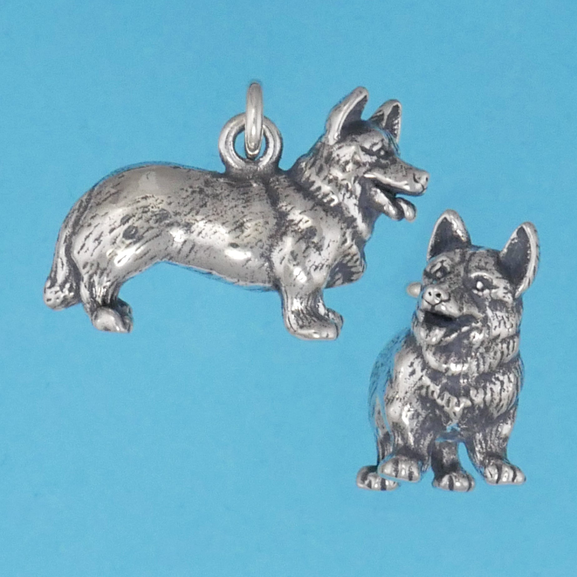 Argento Sterling 925 Ciondolo In A Forma Di Cane Corgi, Charm Per Collane O Braccialetti Non Compatibile 1044067 Argento Sterling 925 Ciondolo In A Forma Di Cane Corgi, Charm Per Collane O Braccialetti Non Compatibile 1044067