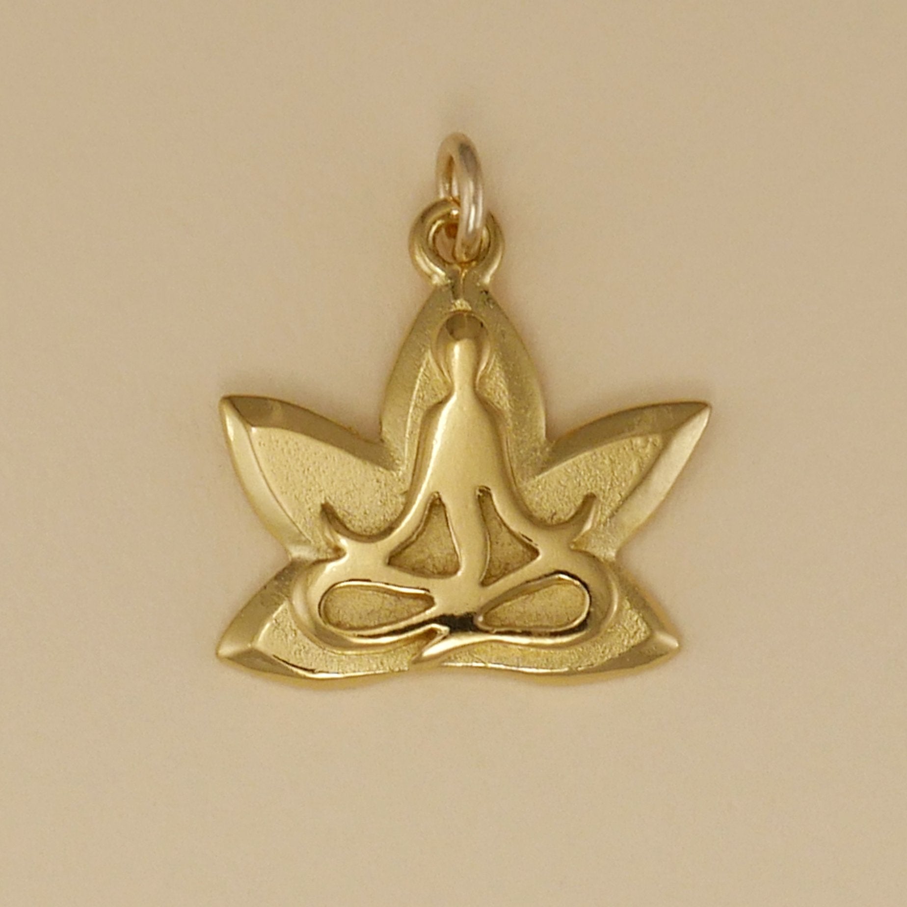 Yoga Lotus Pose Charm - Charmworks