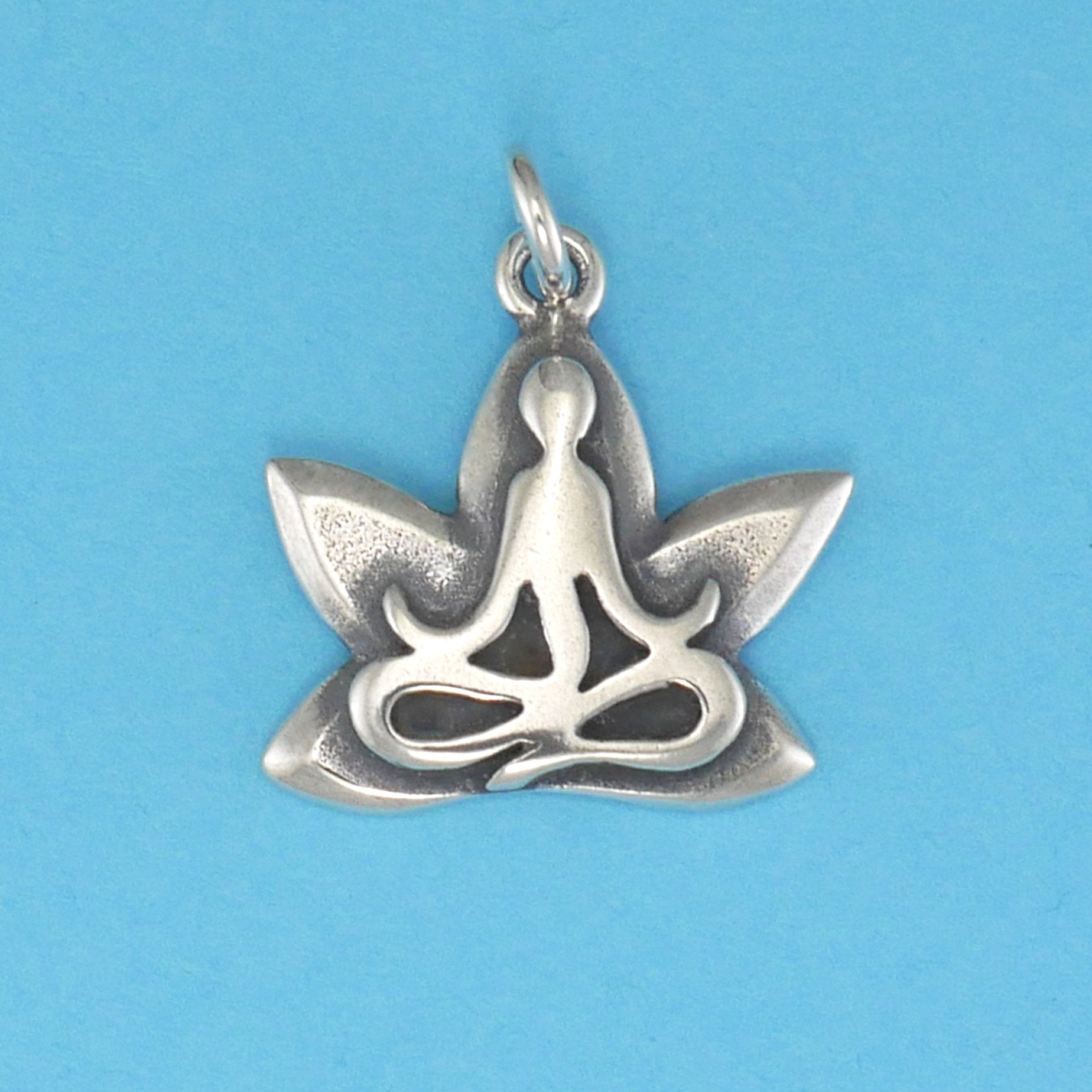 Yoga Lotus Pose Charm - Charmworks