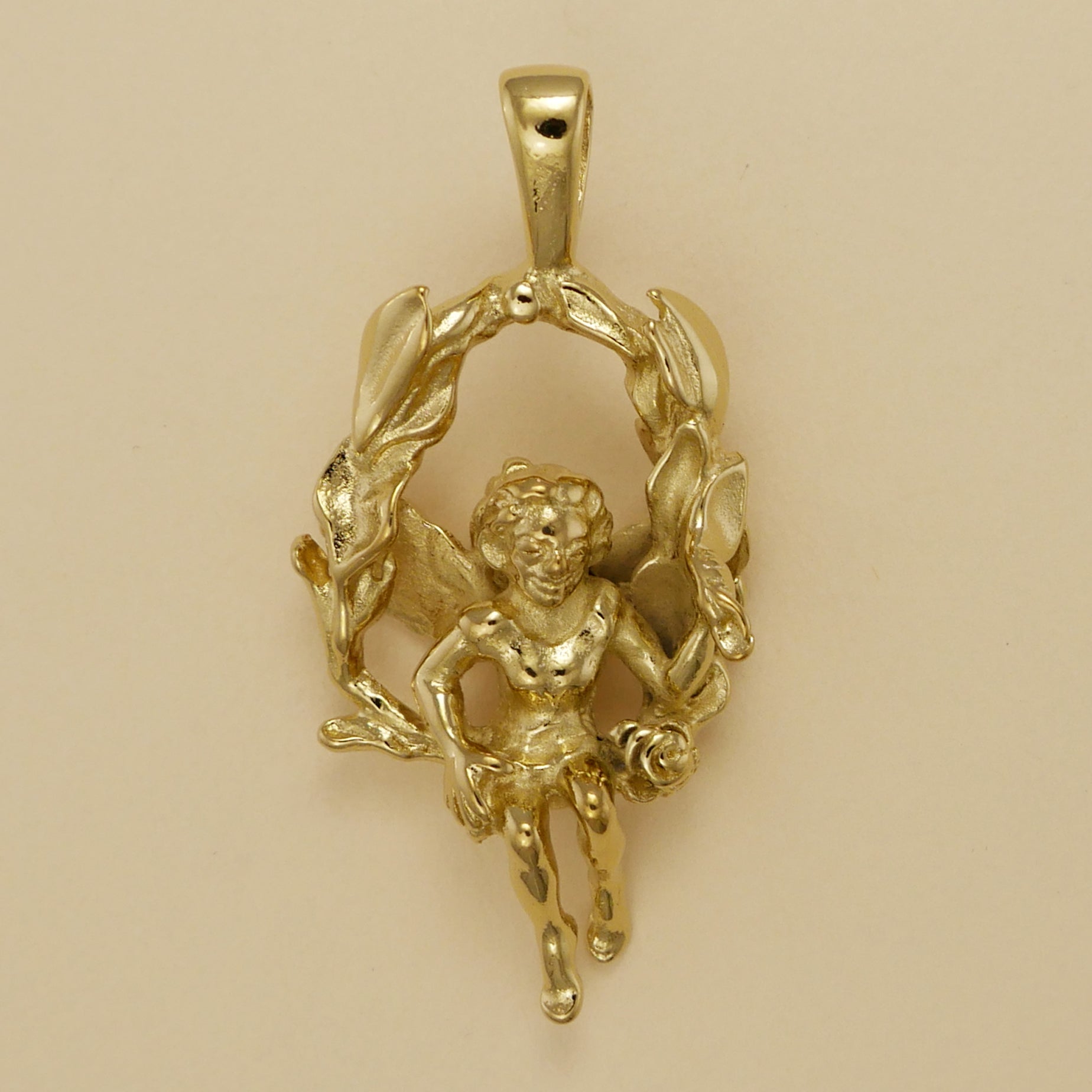 Fairy On Swing Pendant - Charmworks