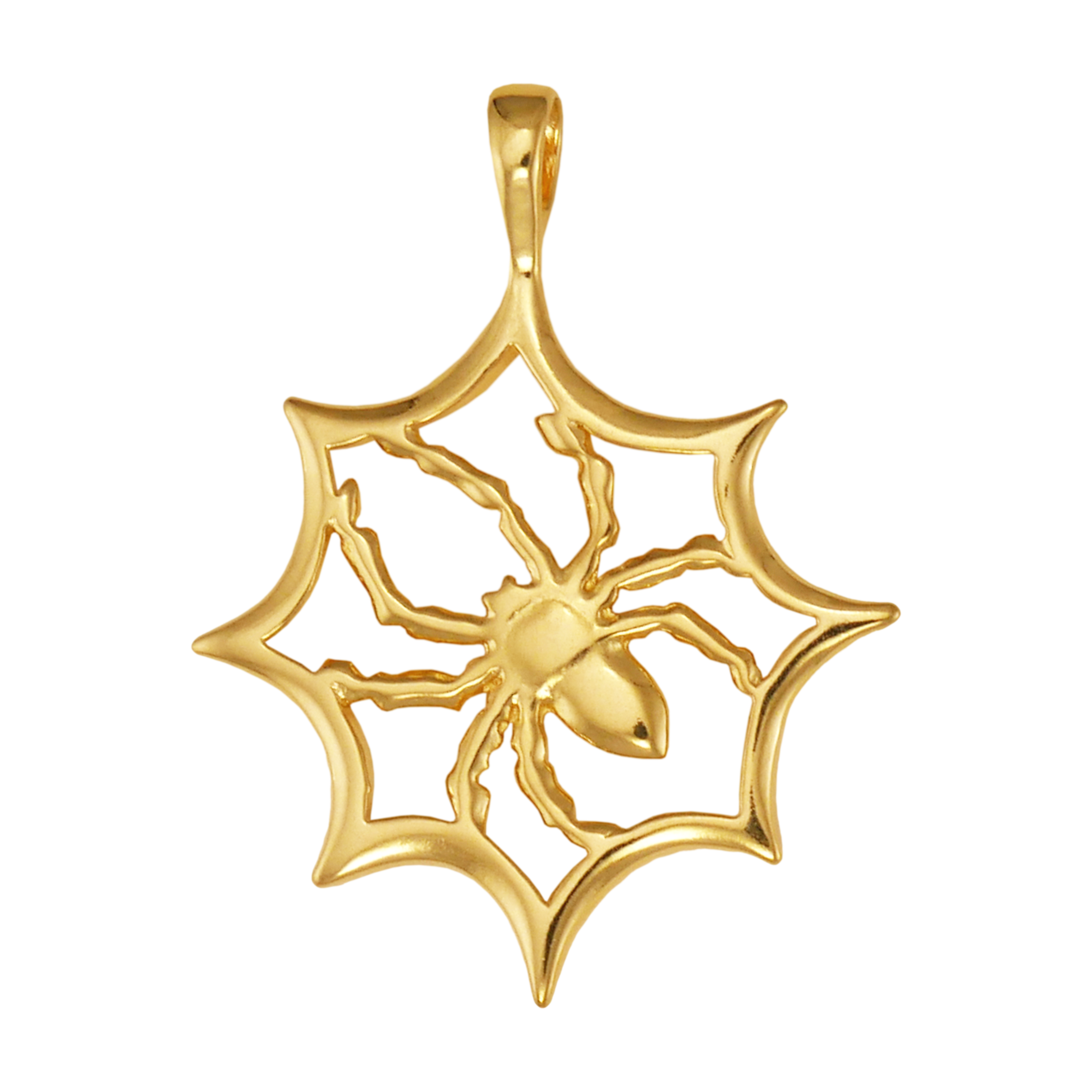 Spider In Web Pendant - Charmworks