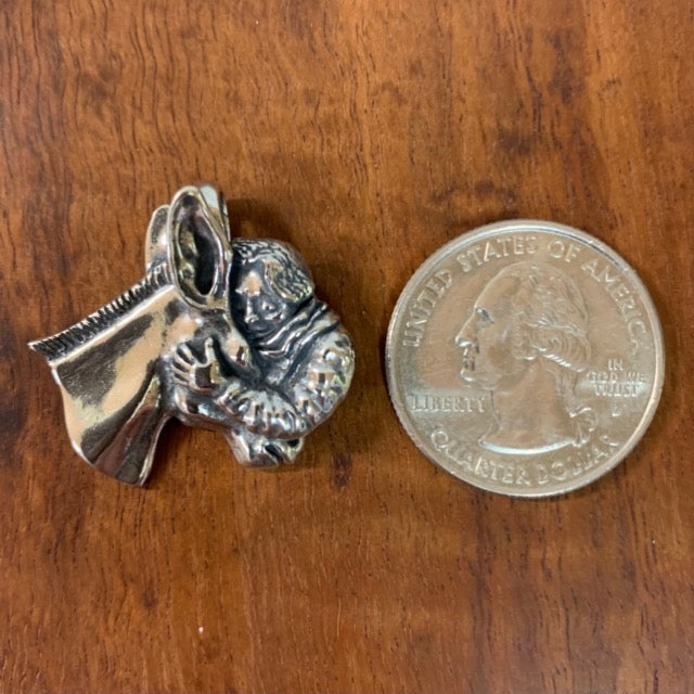 Girl With Mule Pendant - Charmworks