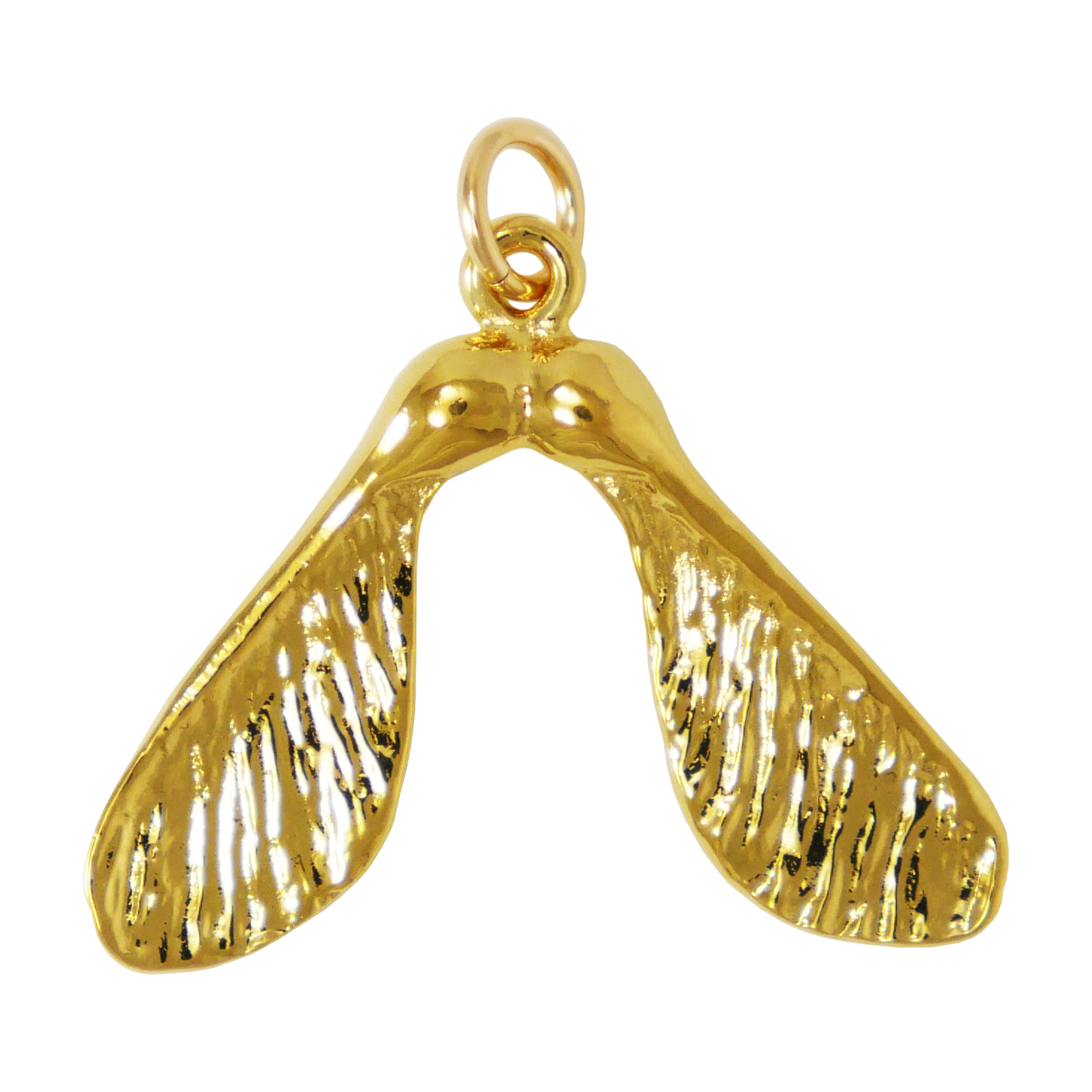 Double Maple Seed Charm - Charmworks