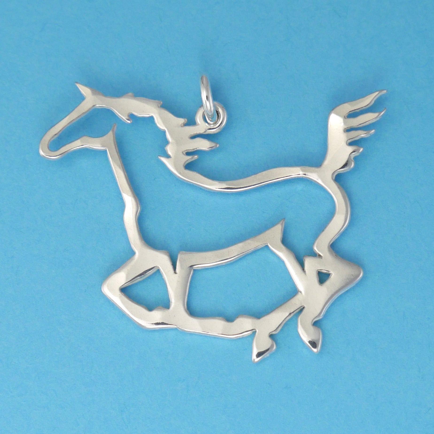 Galloping Horse Pendant - Charmworks
