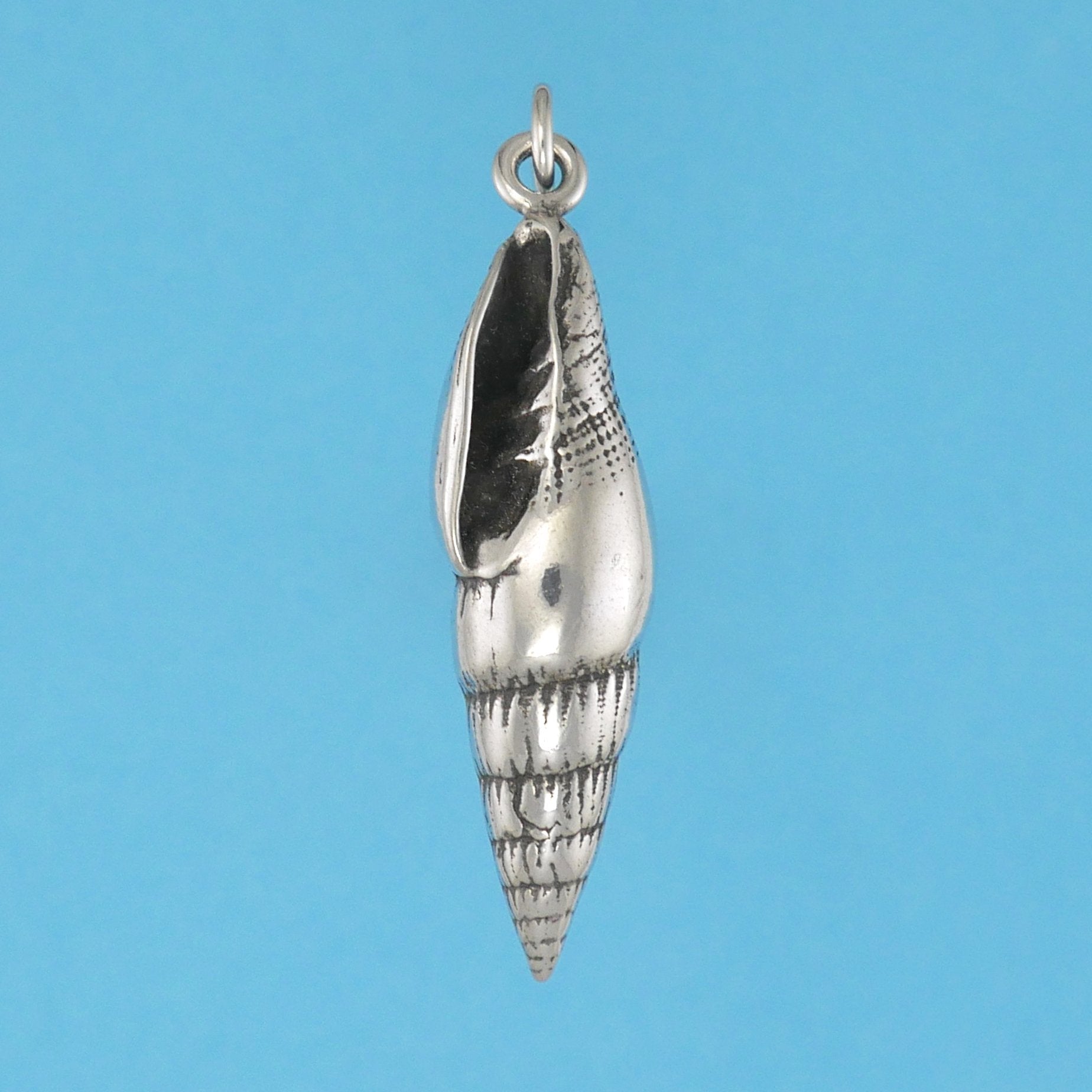 Long Olive Shell Pendant - Charmworks