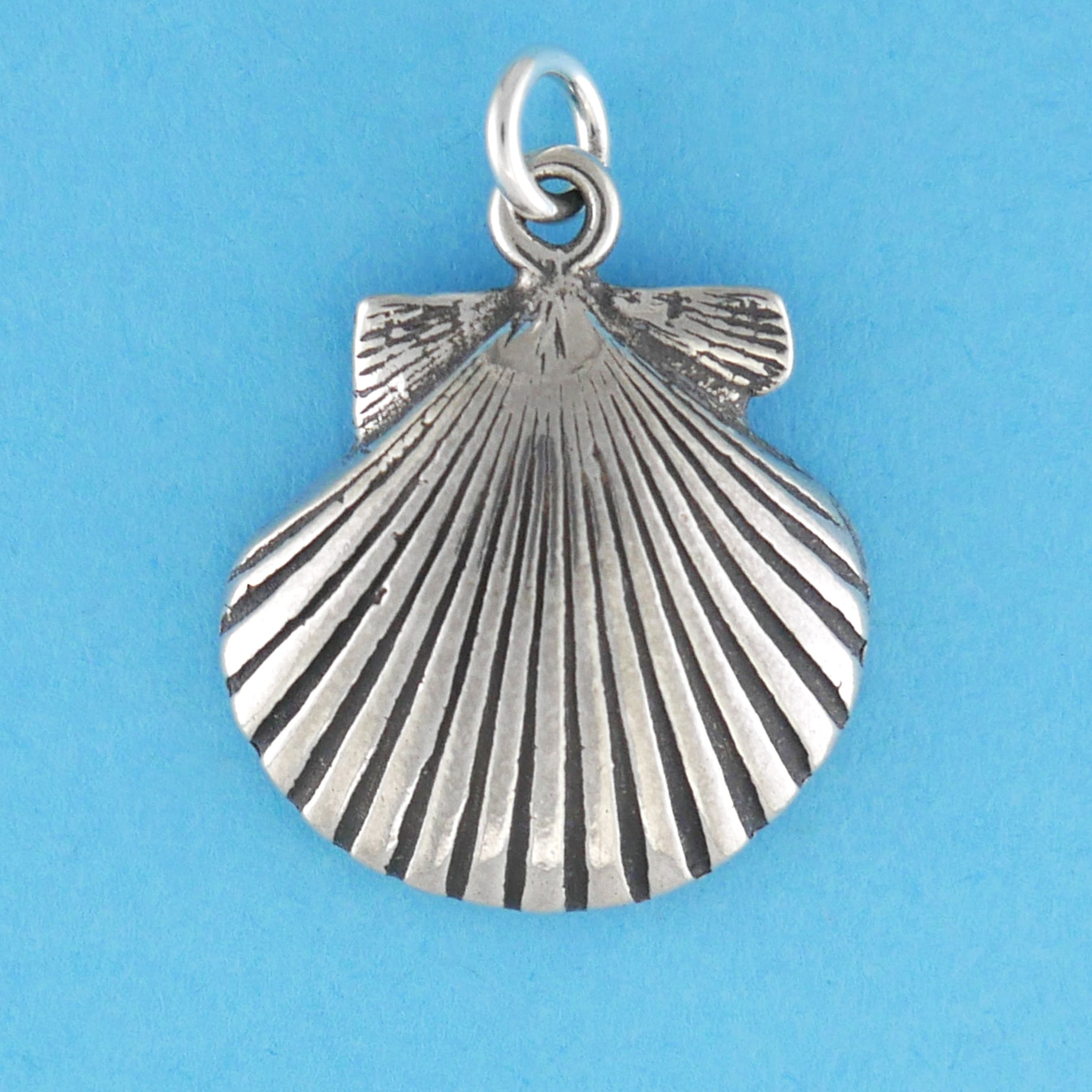 Solid Scallop Charm - Charmworks