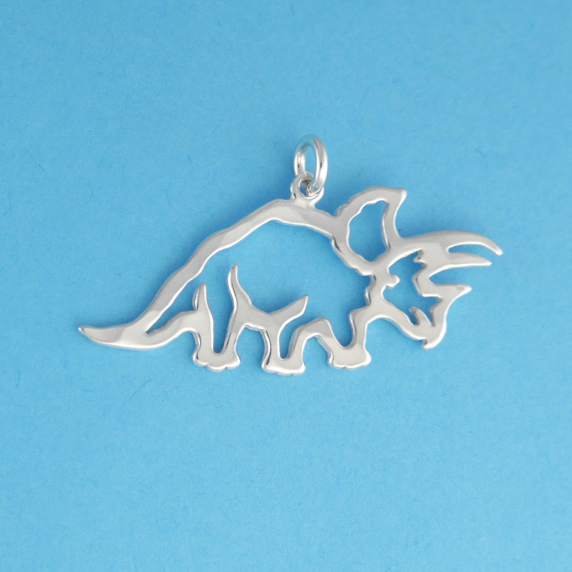 Triceratops Charm - Charmworks