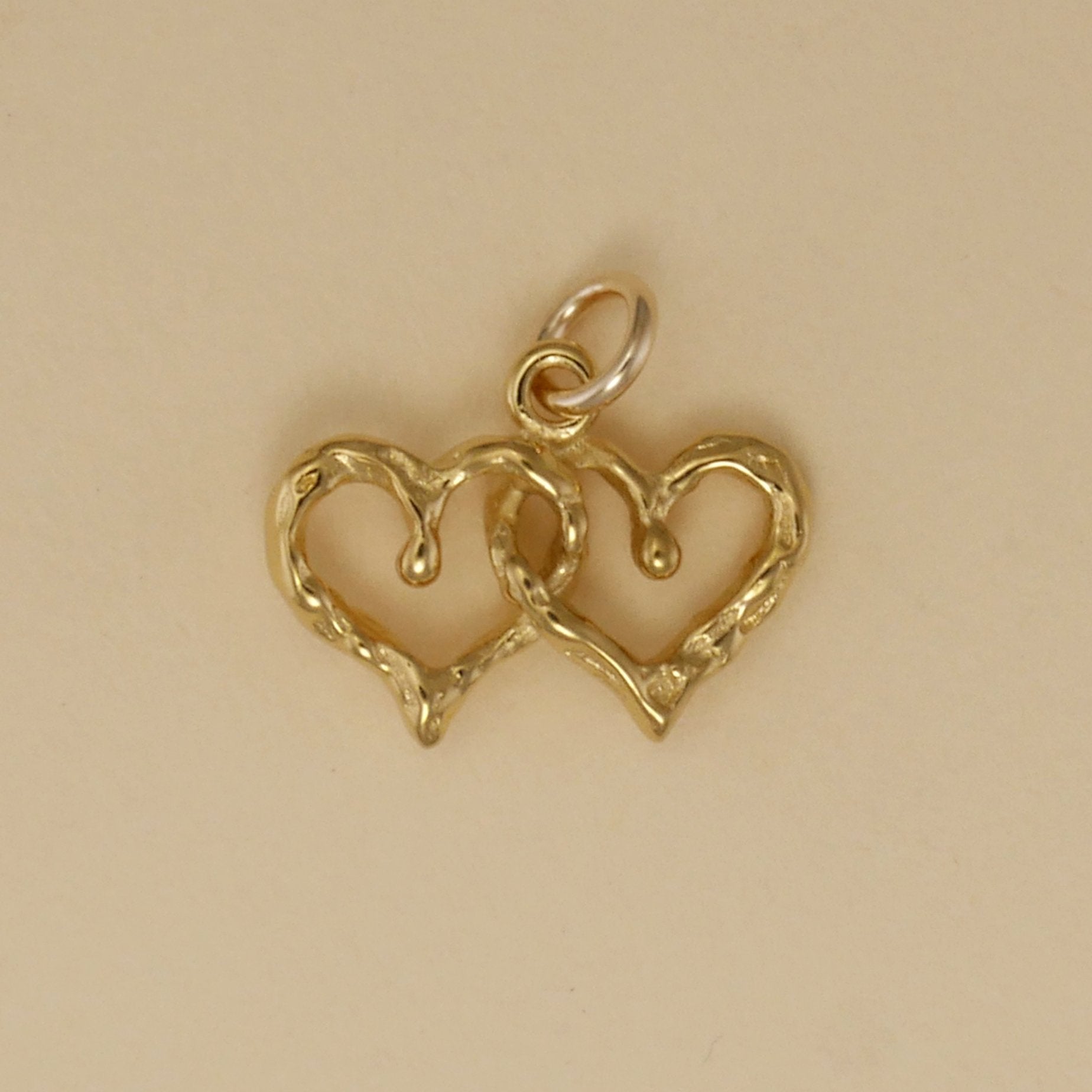 Double Heart Charm - Charmworks