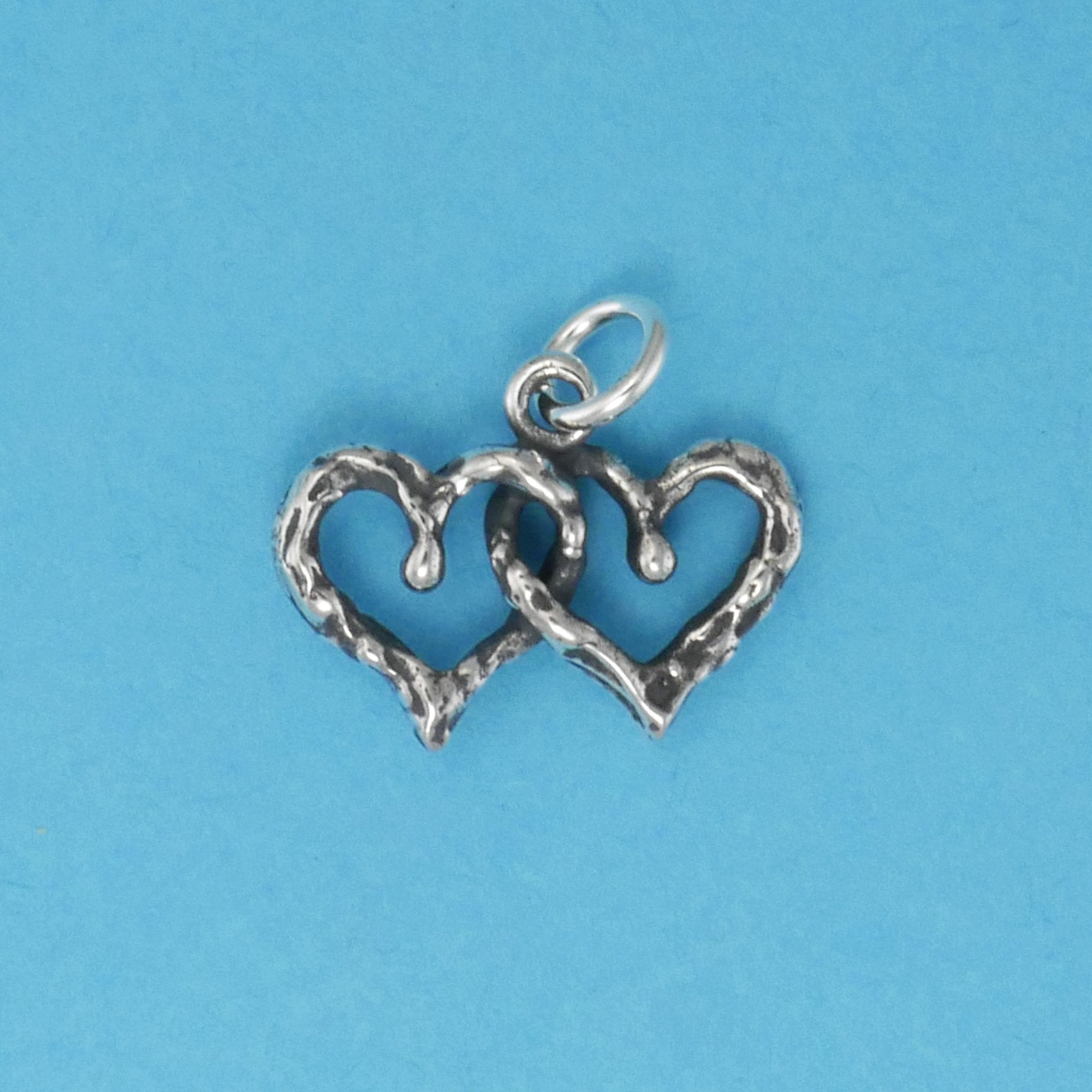 Double Heart Charm - Charmworks