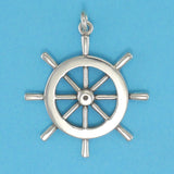 Ship Wheel Pendant - Charmworks