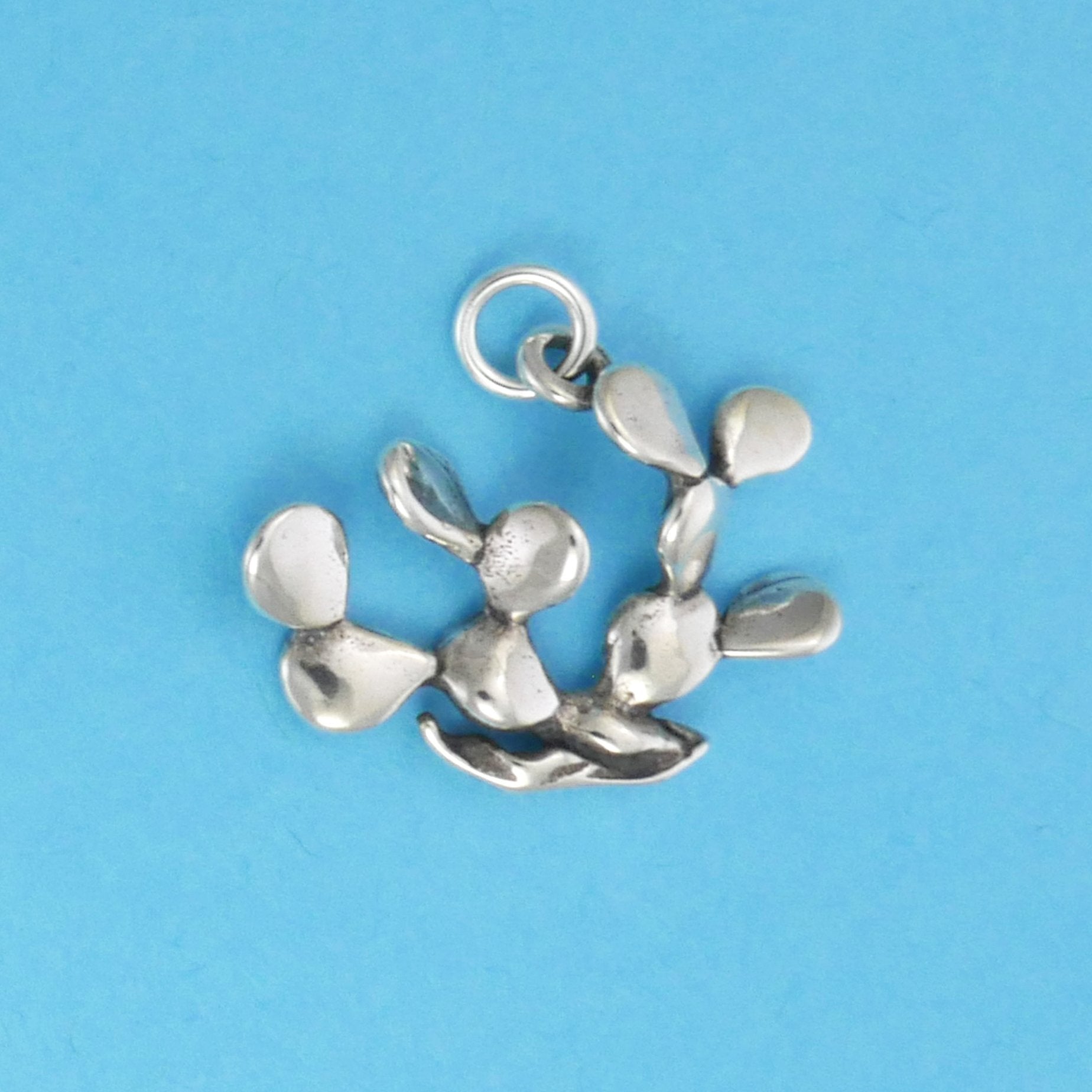 prickly pear cactus charm Prickly Pear Cactus Charm | Southwestern Jewelry