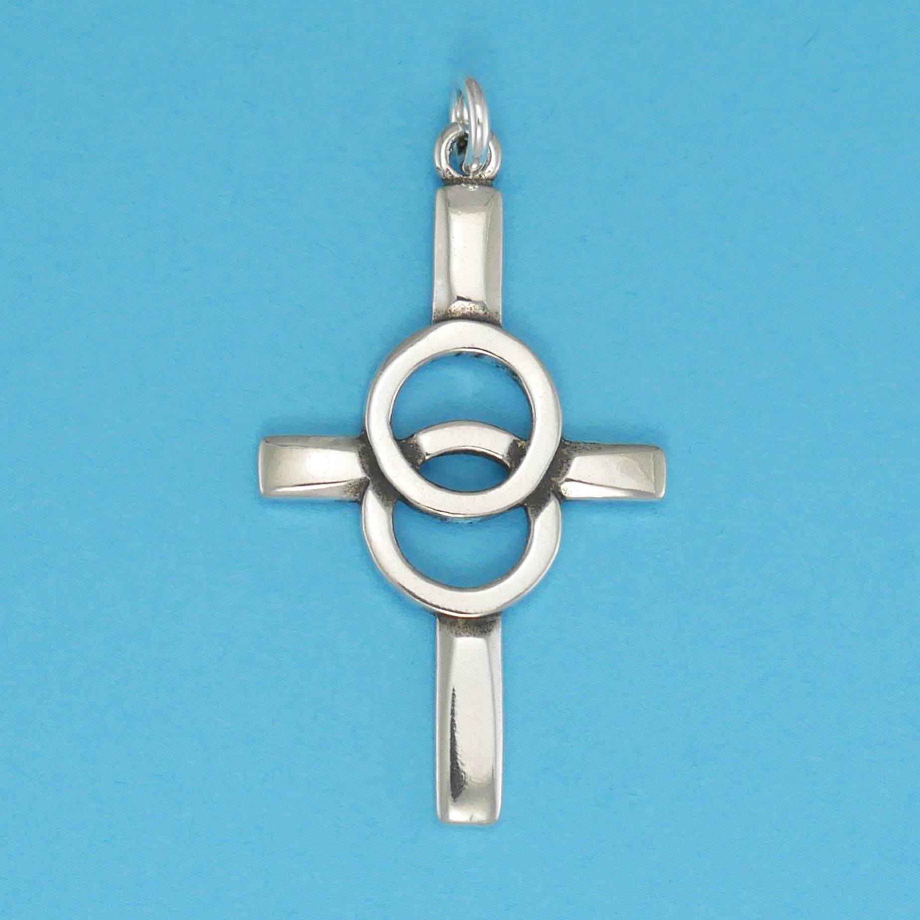 Marriage Cross Pendant - Charmworks