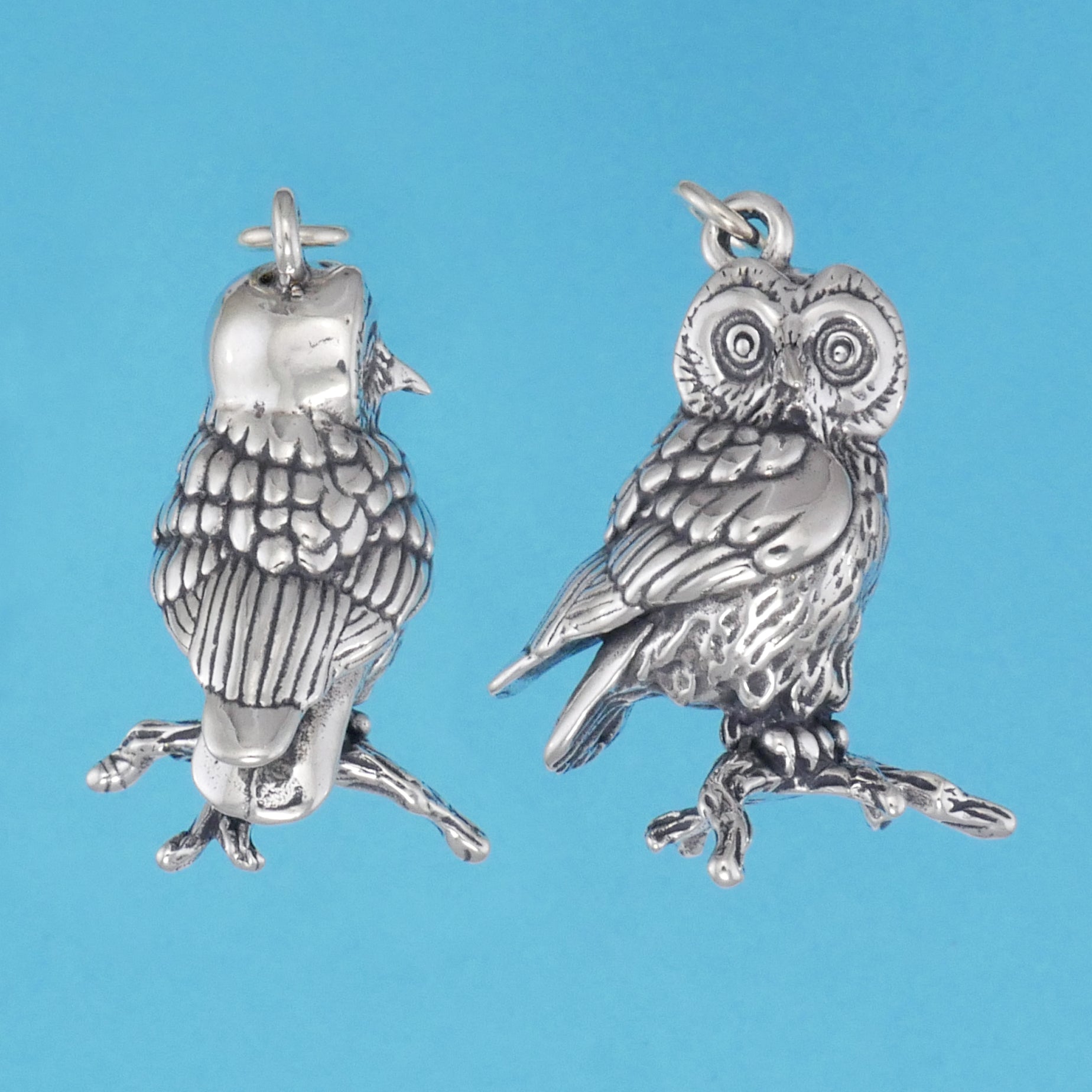 Saw Whet Owl Pendant - Charmworks