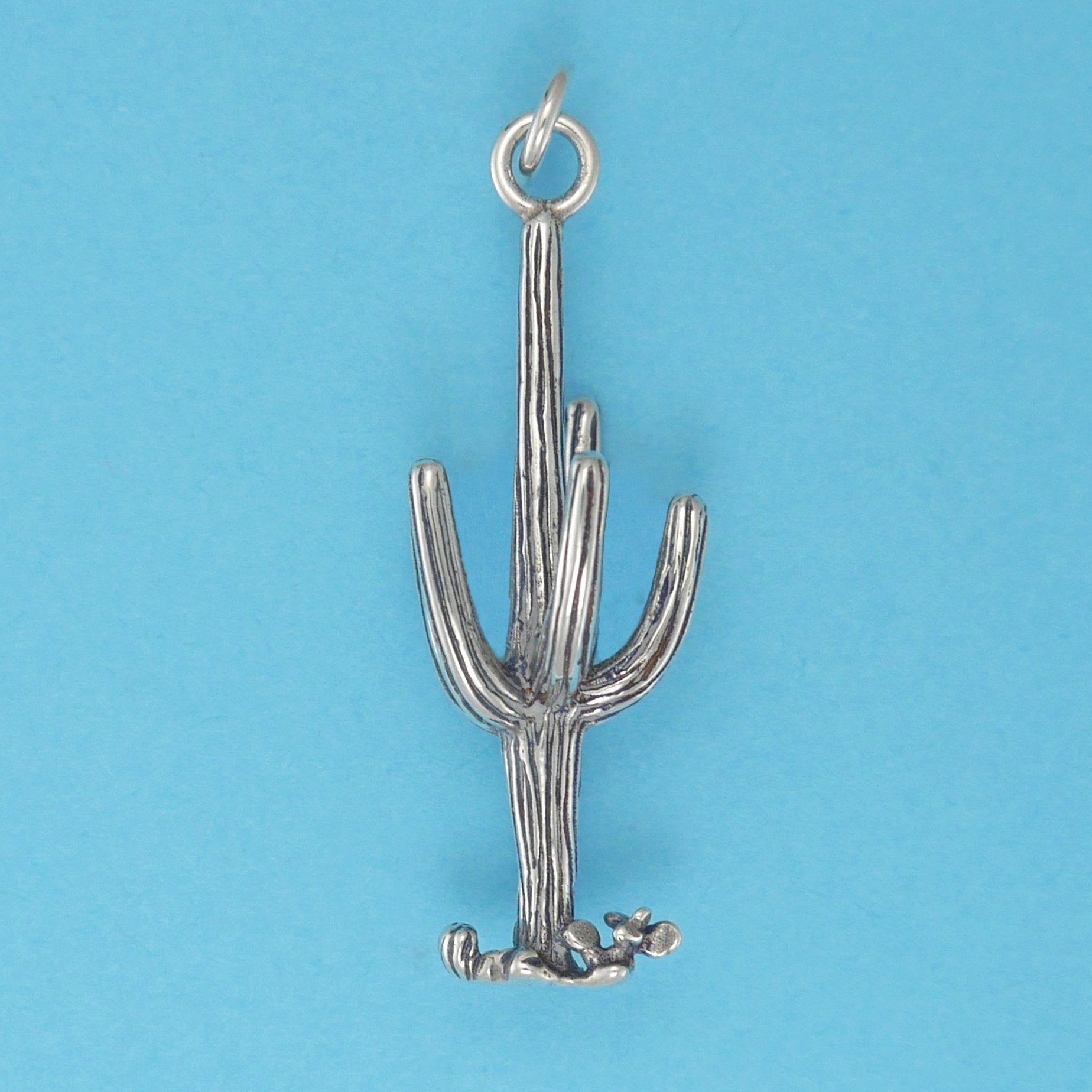 Saguaro Cactus Pendant | Southwest Jewelry