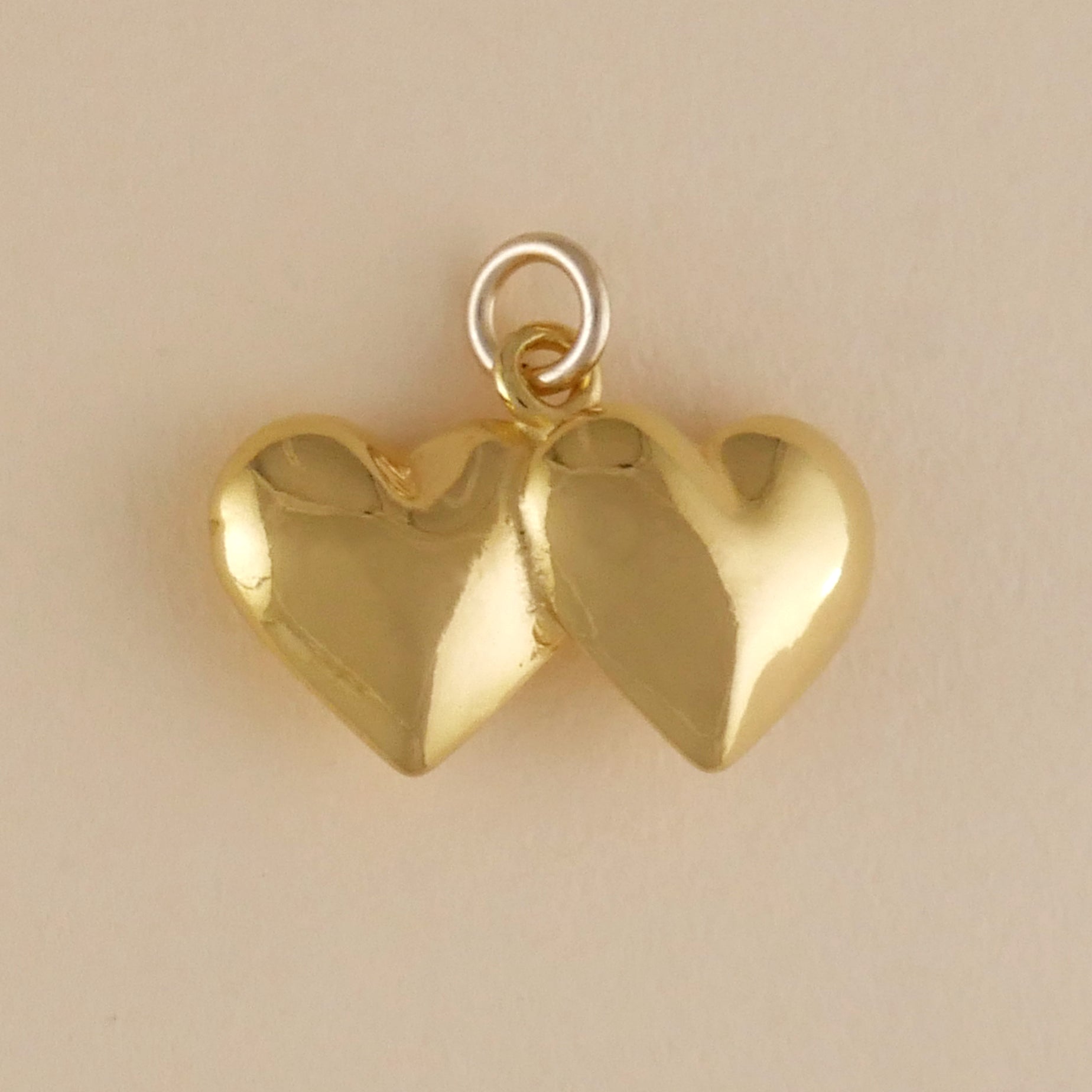 Double Heart Charm - Charmworks