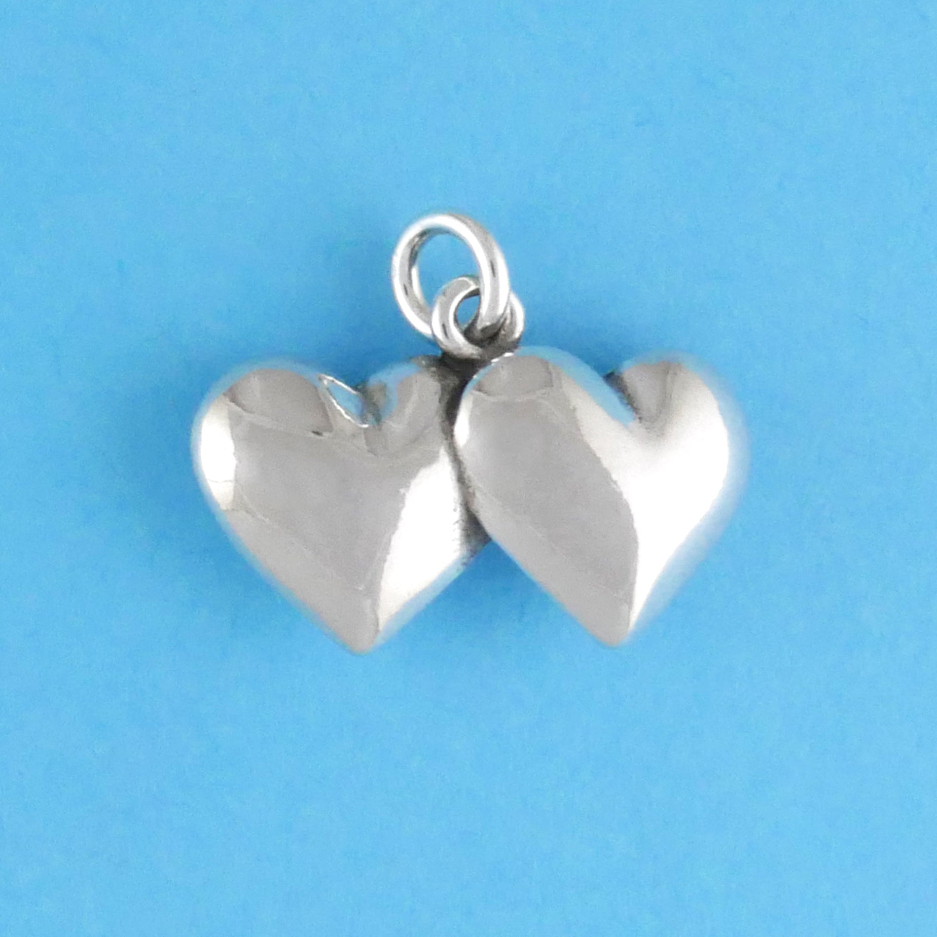 Double Heart Charm - Charmworks