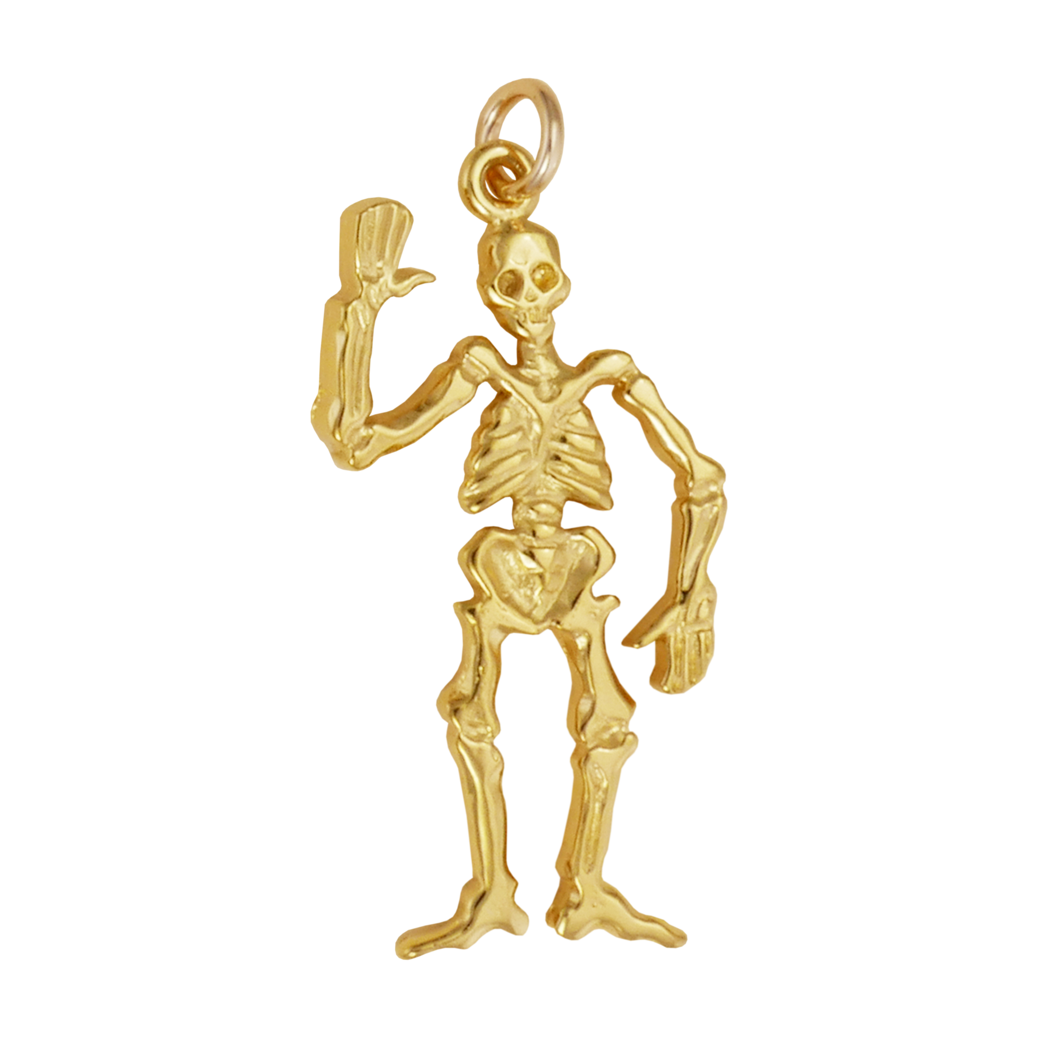 Skeleton Waving Charm - Charmworks
