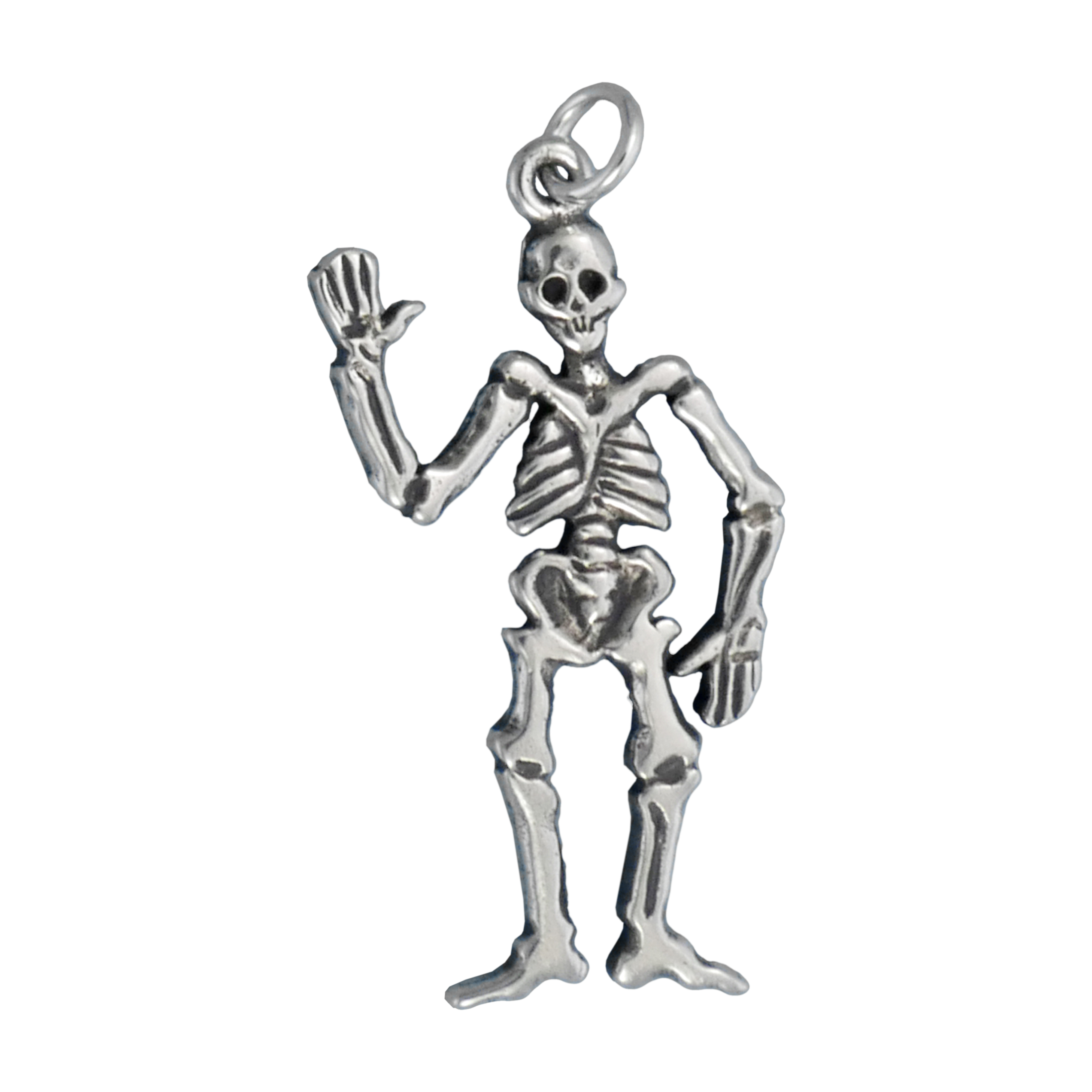Skeleton Waving Charm - Charmworks