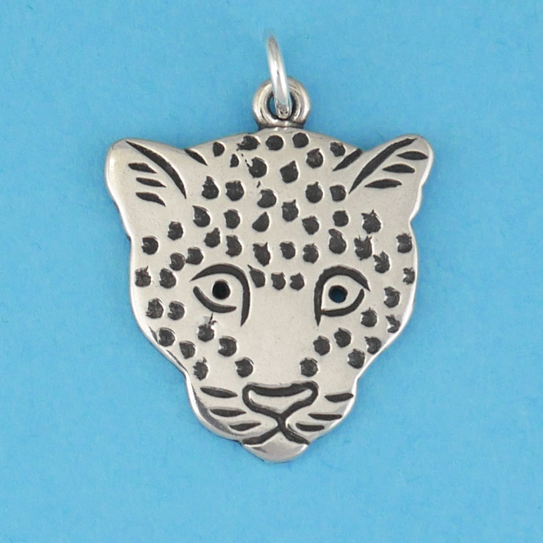 Leopard Face Charm - Charmworks