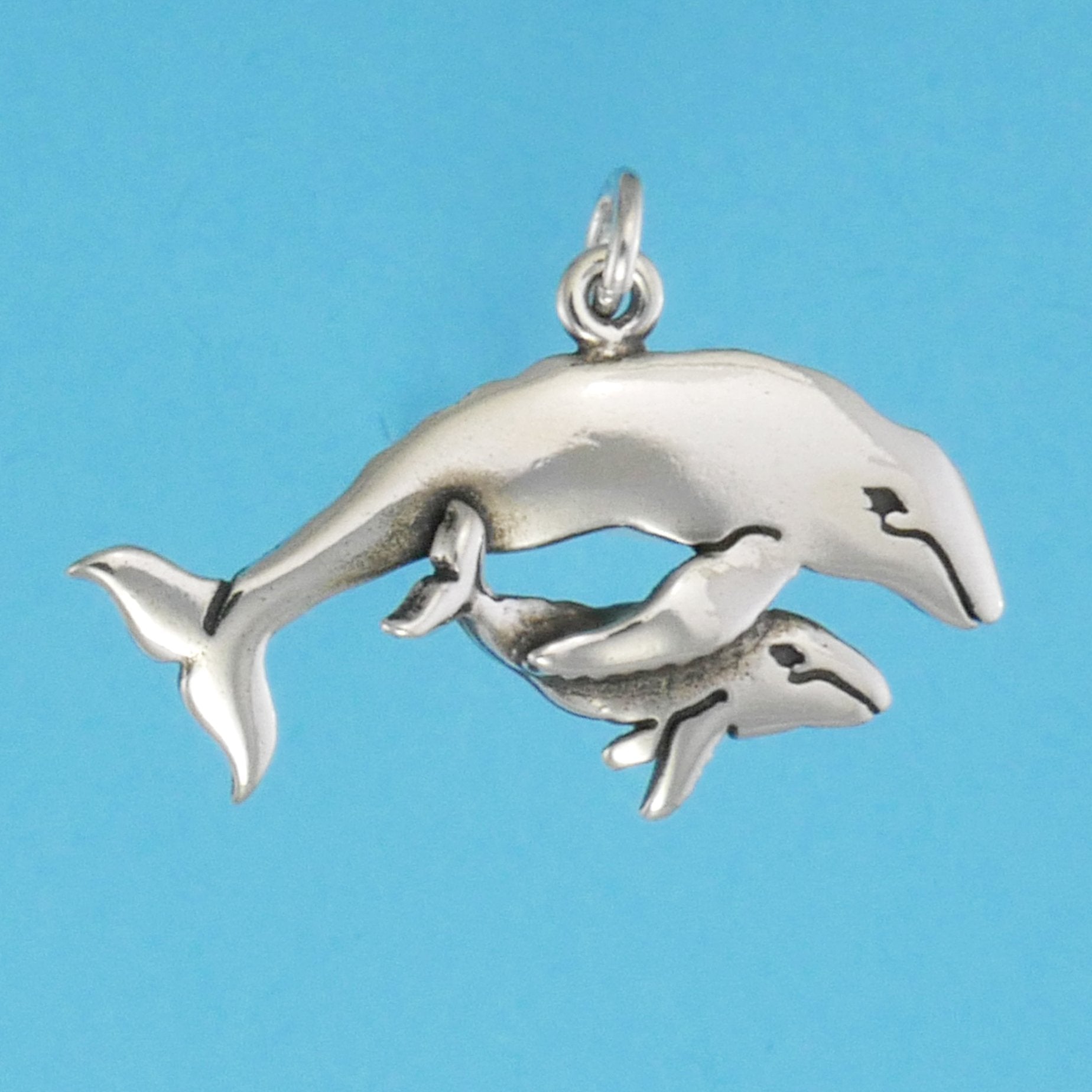 Humpback Whale Mother And Calf Charm - Charmworks