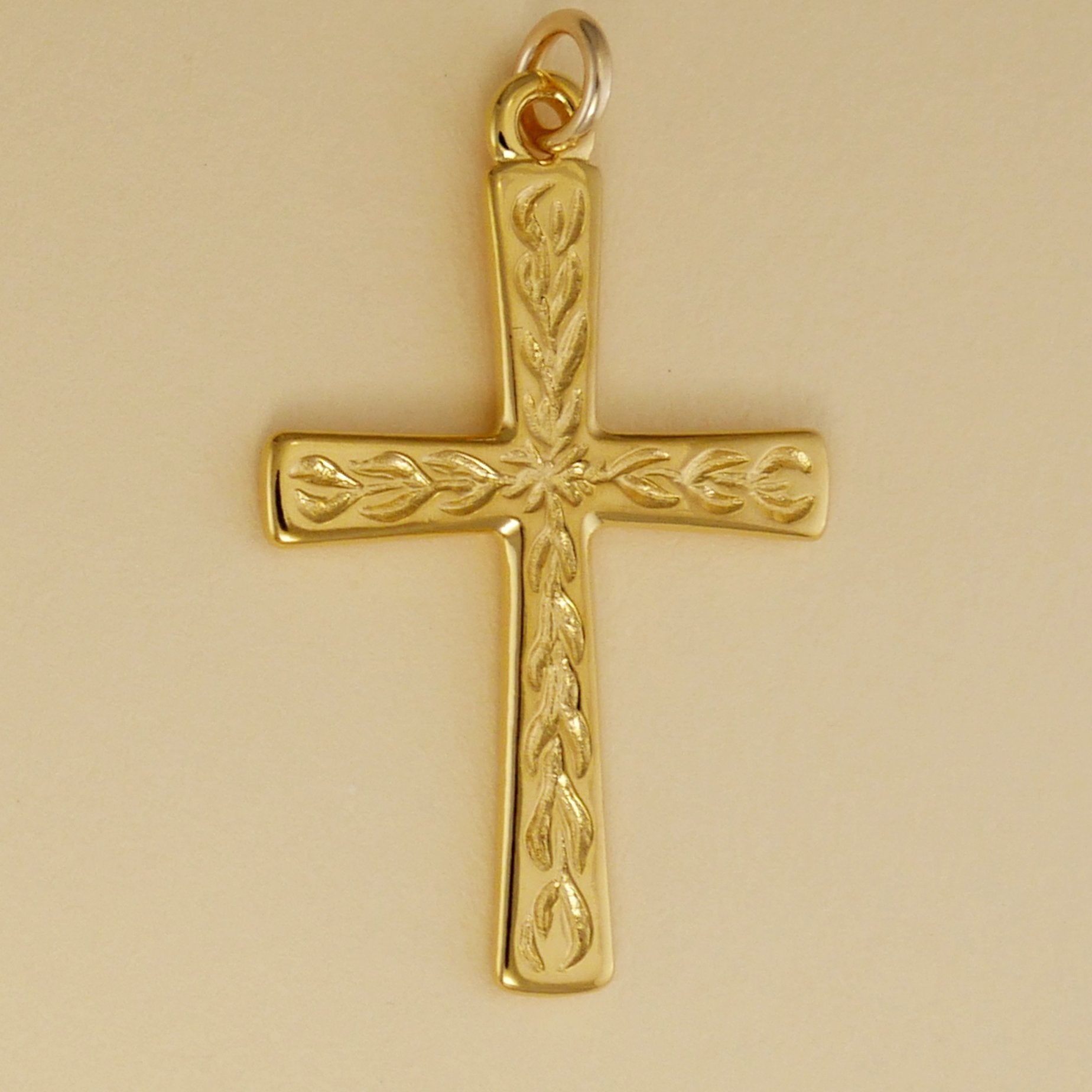 Flame Cross Pendant - Charmworks