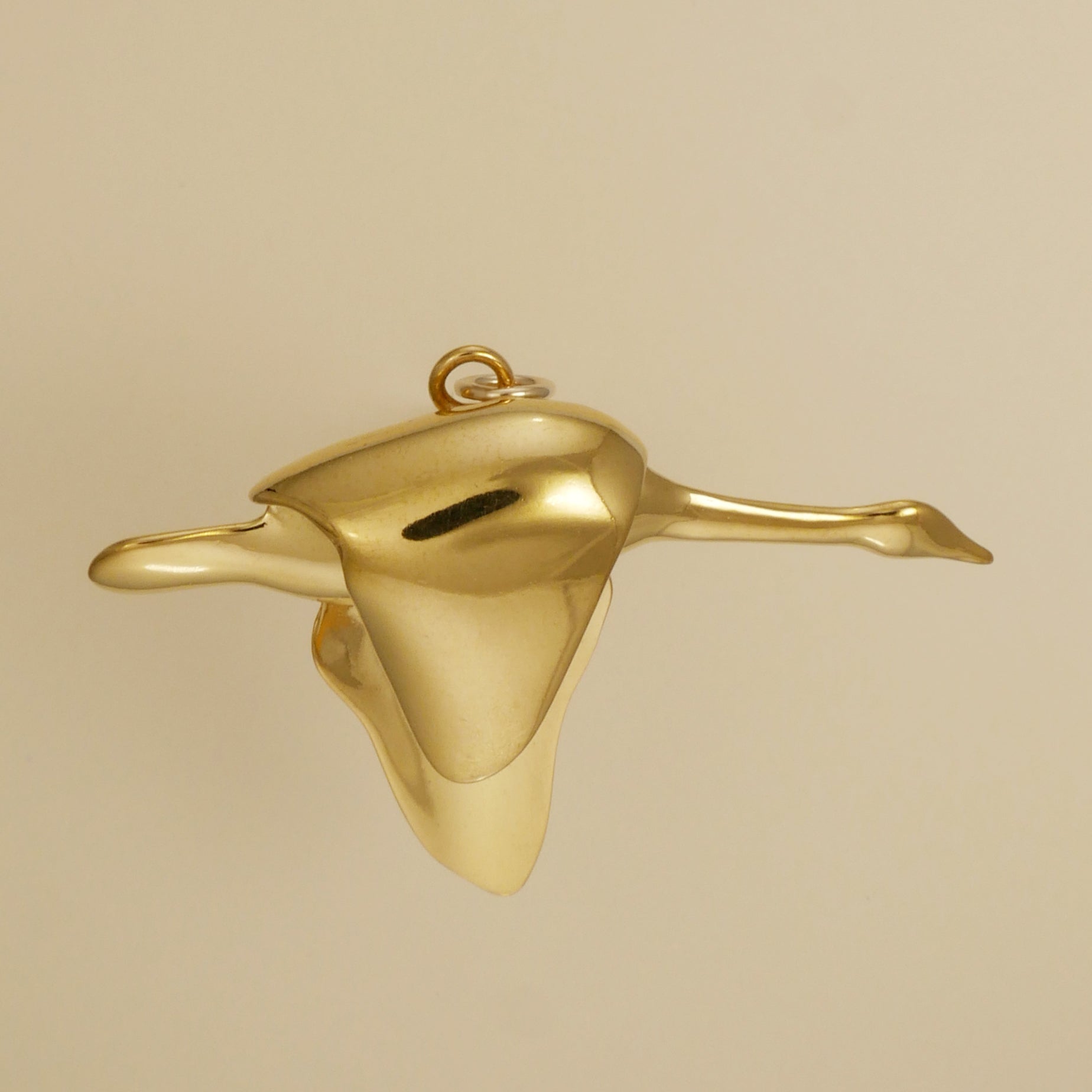 Goose In Flight Pendant - Charmworks