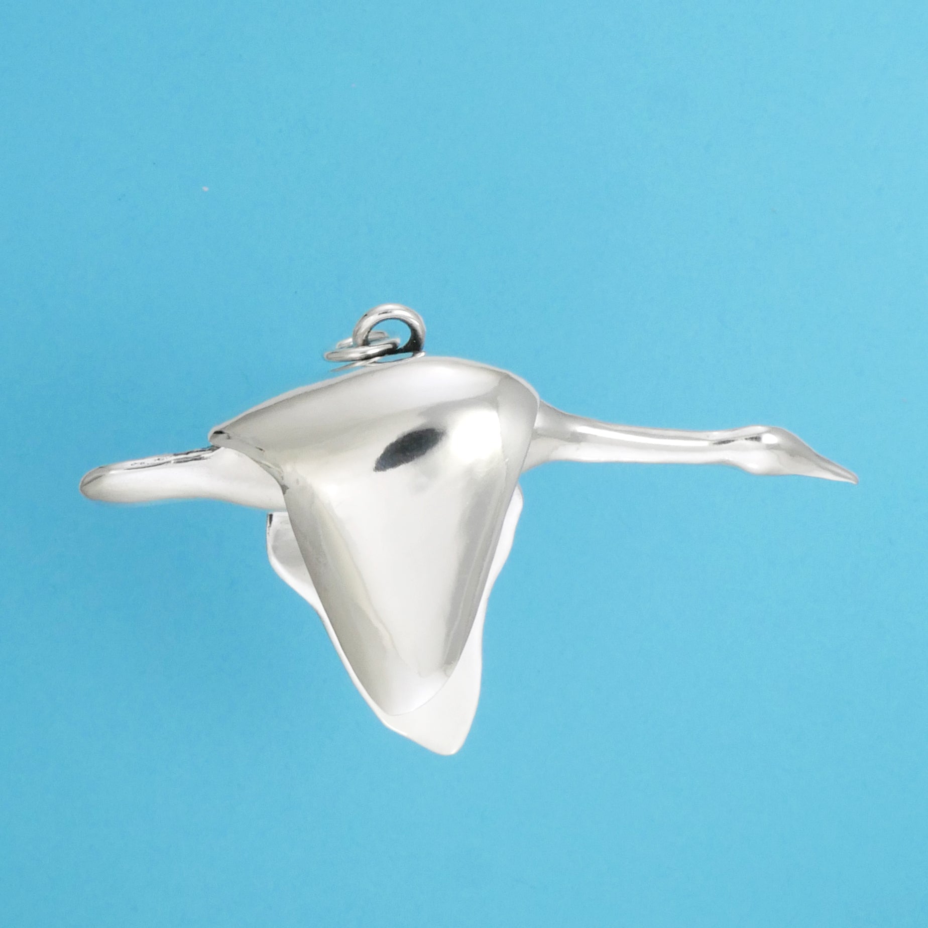 Goose In Flight Pendant - Charmworks