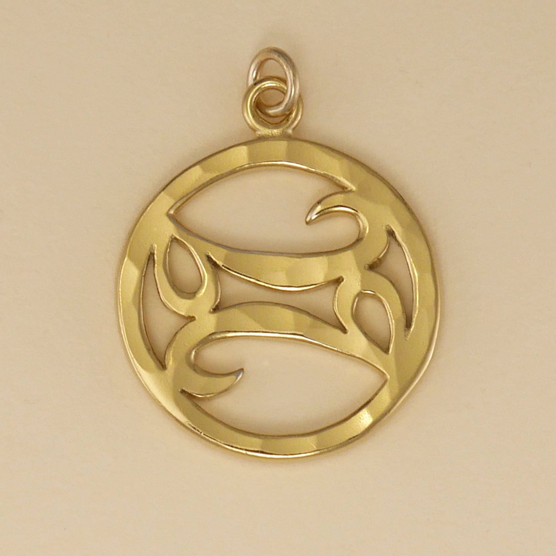 Hand Hammered Zodiac Sign Pendants - Charmworks