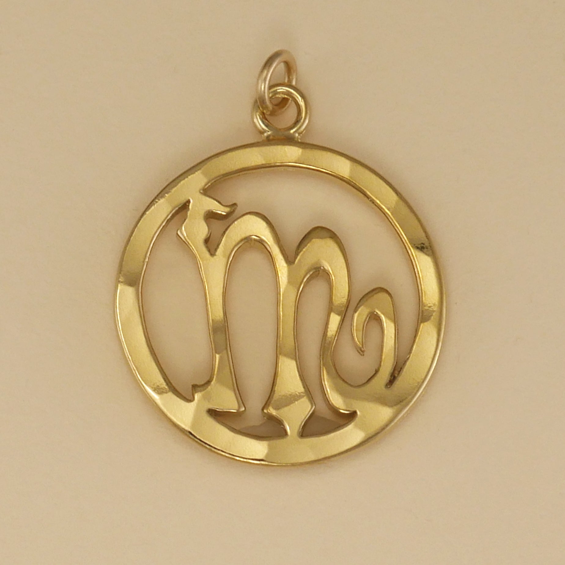 Hand Hammered Zodiac Sign Pendants - Charmworks
