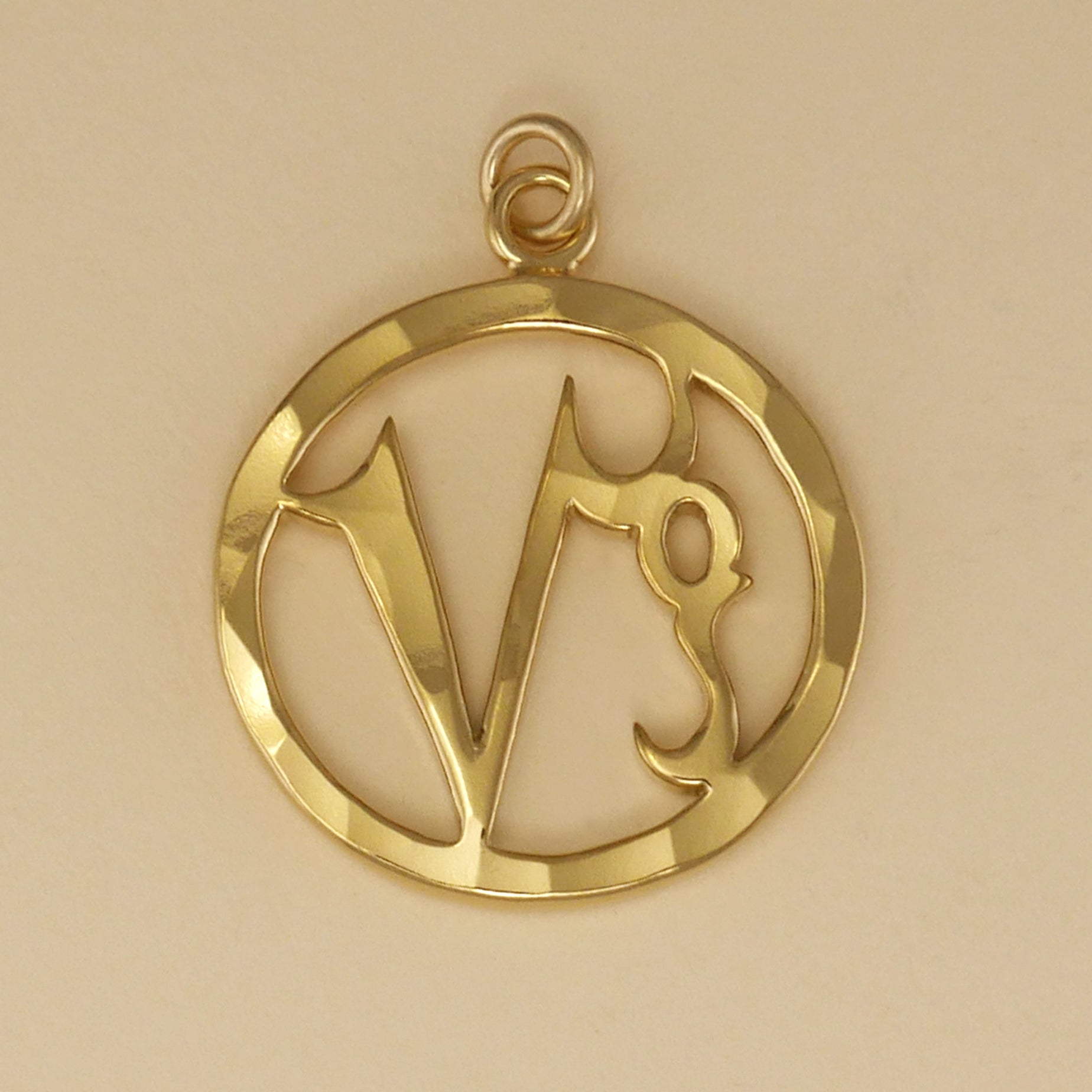 Hand Hammered Zodiac Sign Pendants - Charmworks