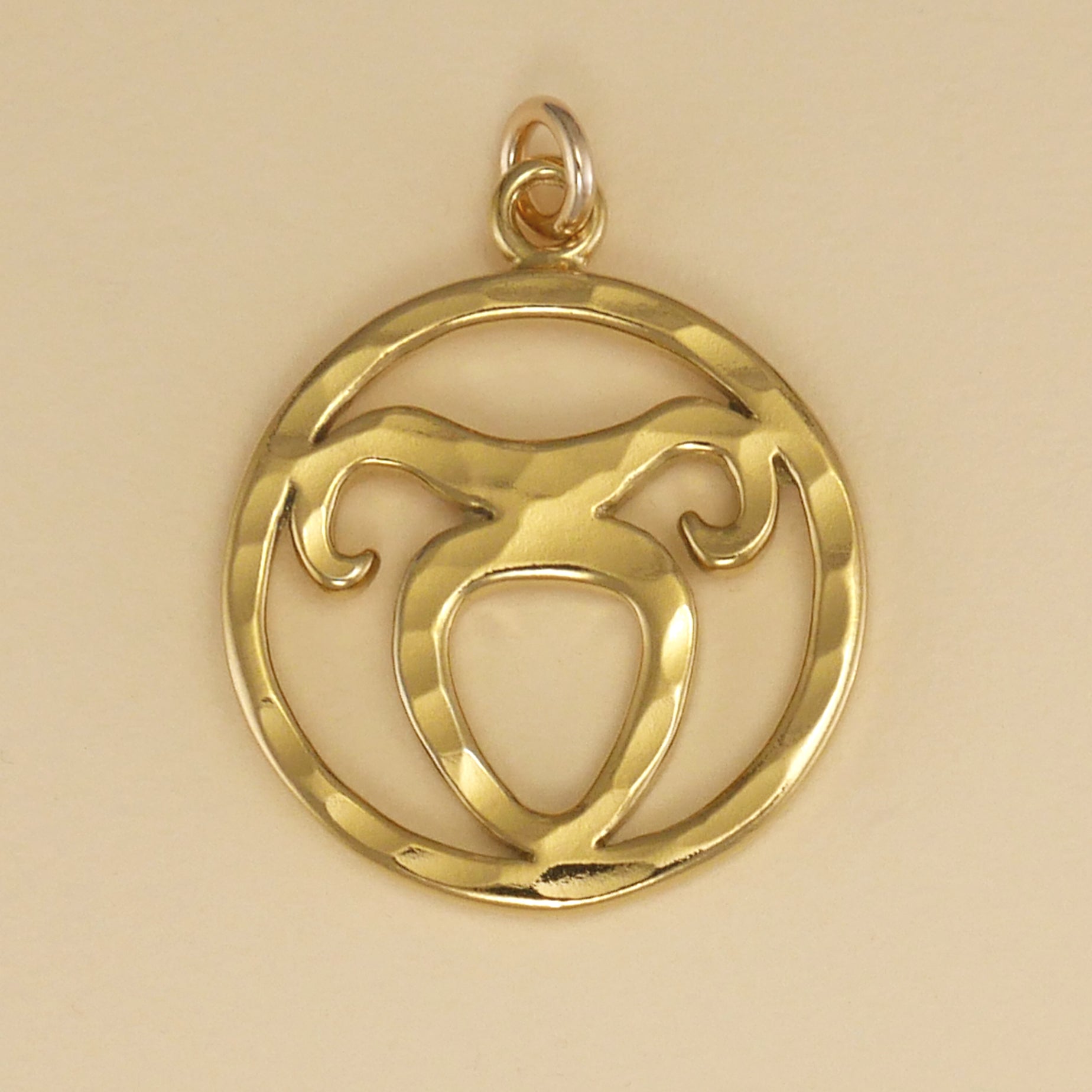Hand Hammered Zodiac Sign Pendants - Charmworks
