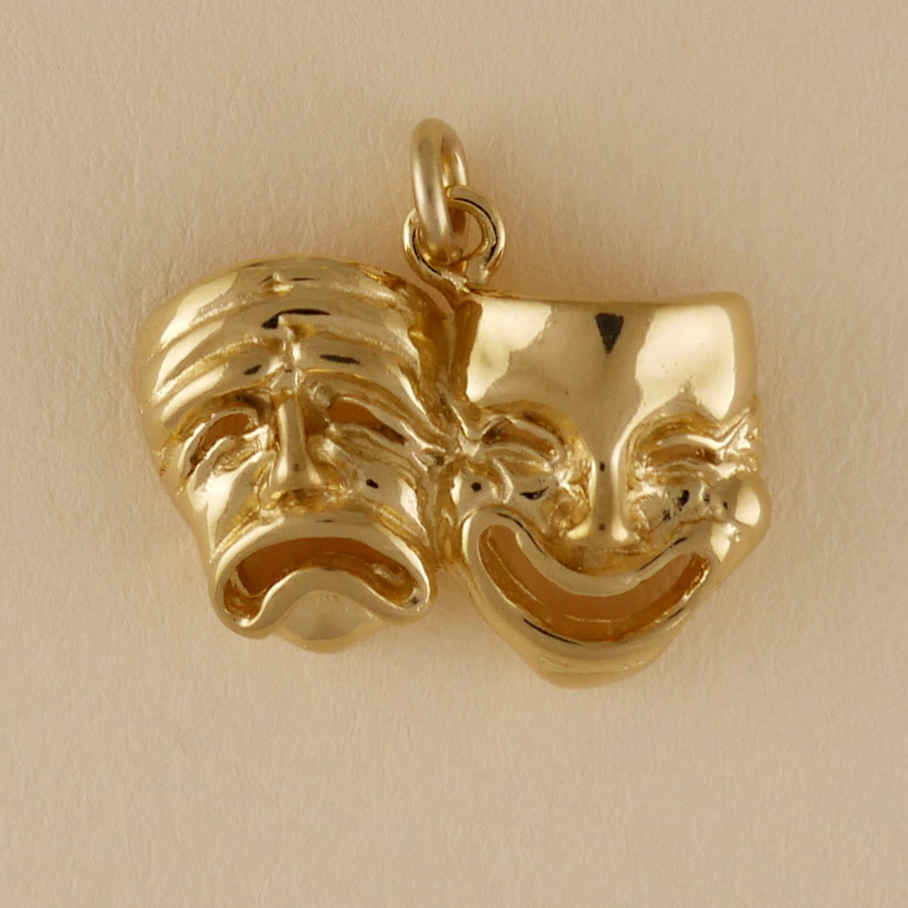 Comic And Tragic Mask Charm - Charmworks