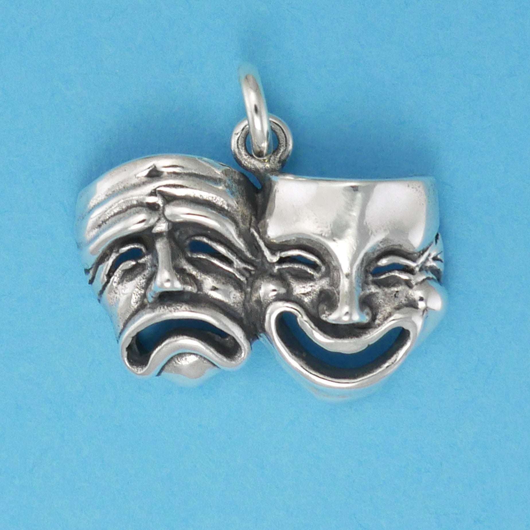 Comic And Tragic Mask Charm - Charmworks