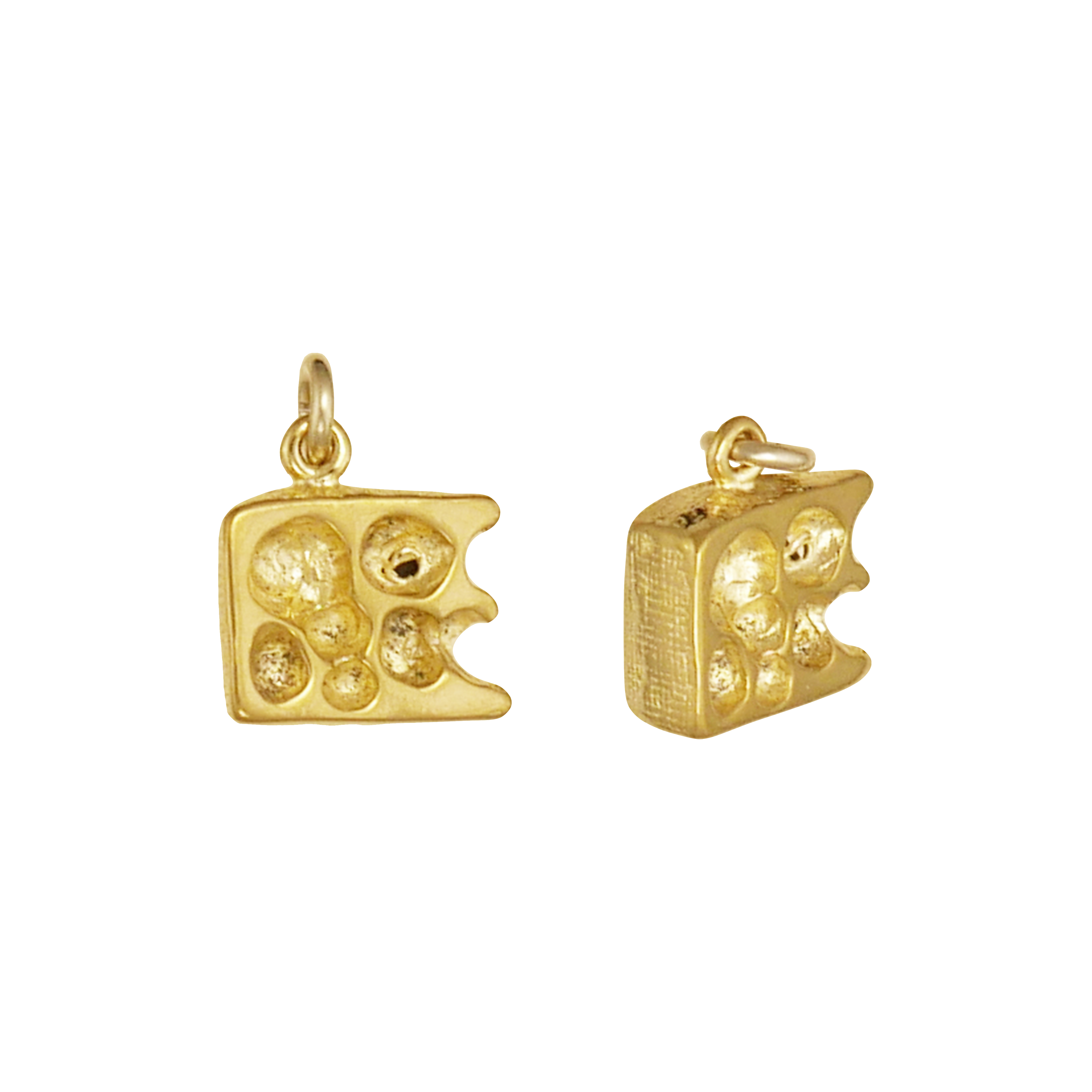 Swiss Cheese Wedge Charm - Charmworks