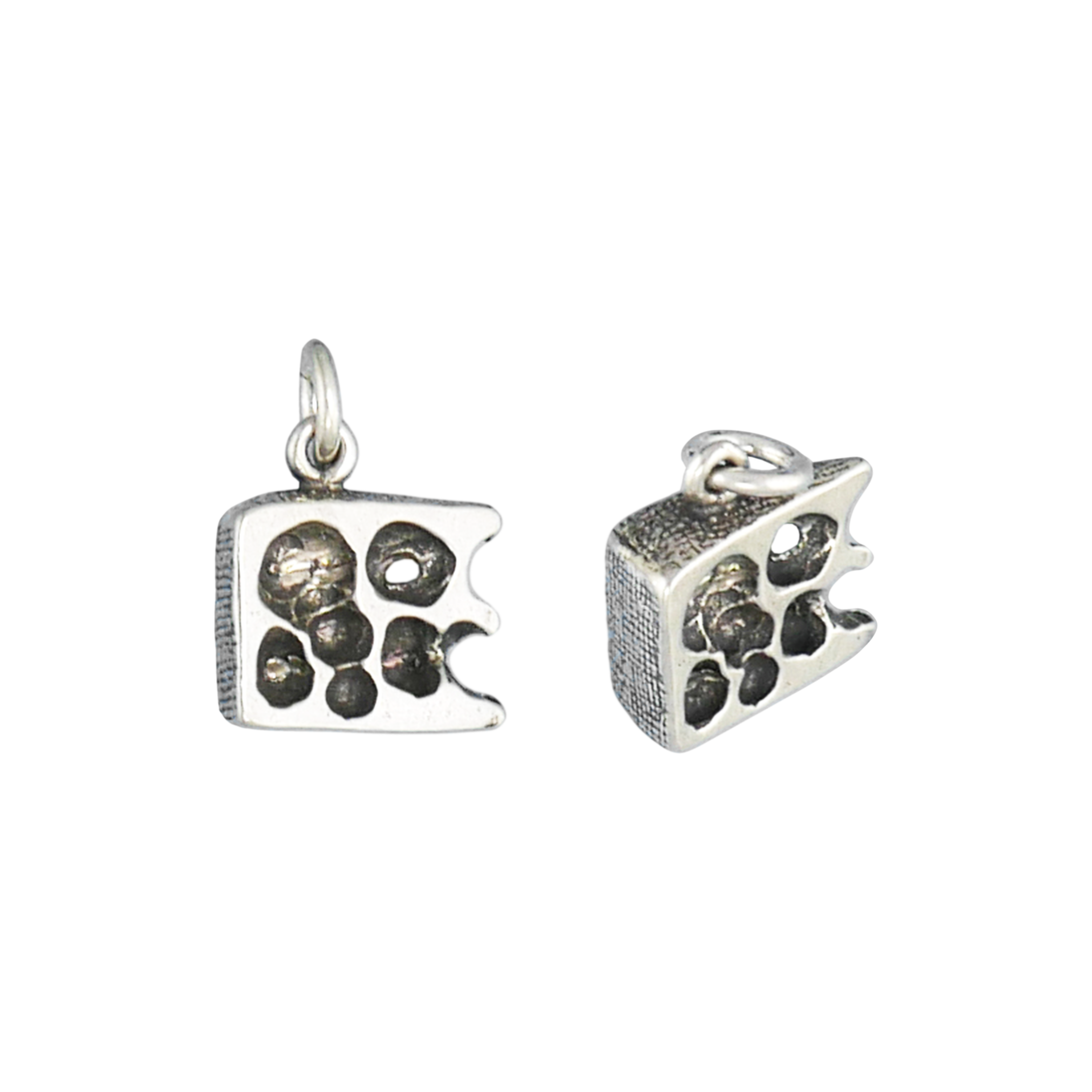 Swiss Cheese Wedge Charm - Charmworks