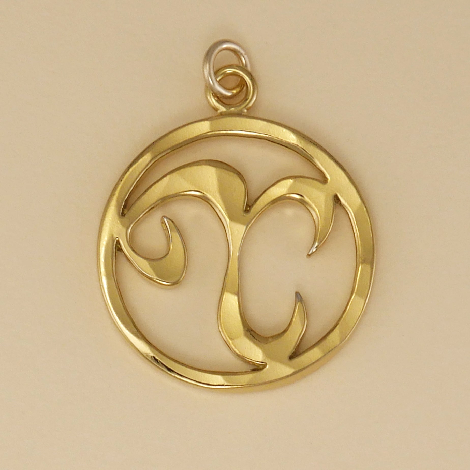 Hand Hammered Zodiac Sign Pendants - Charmworks